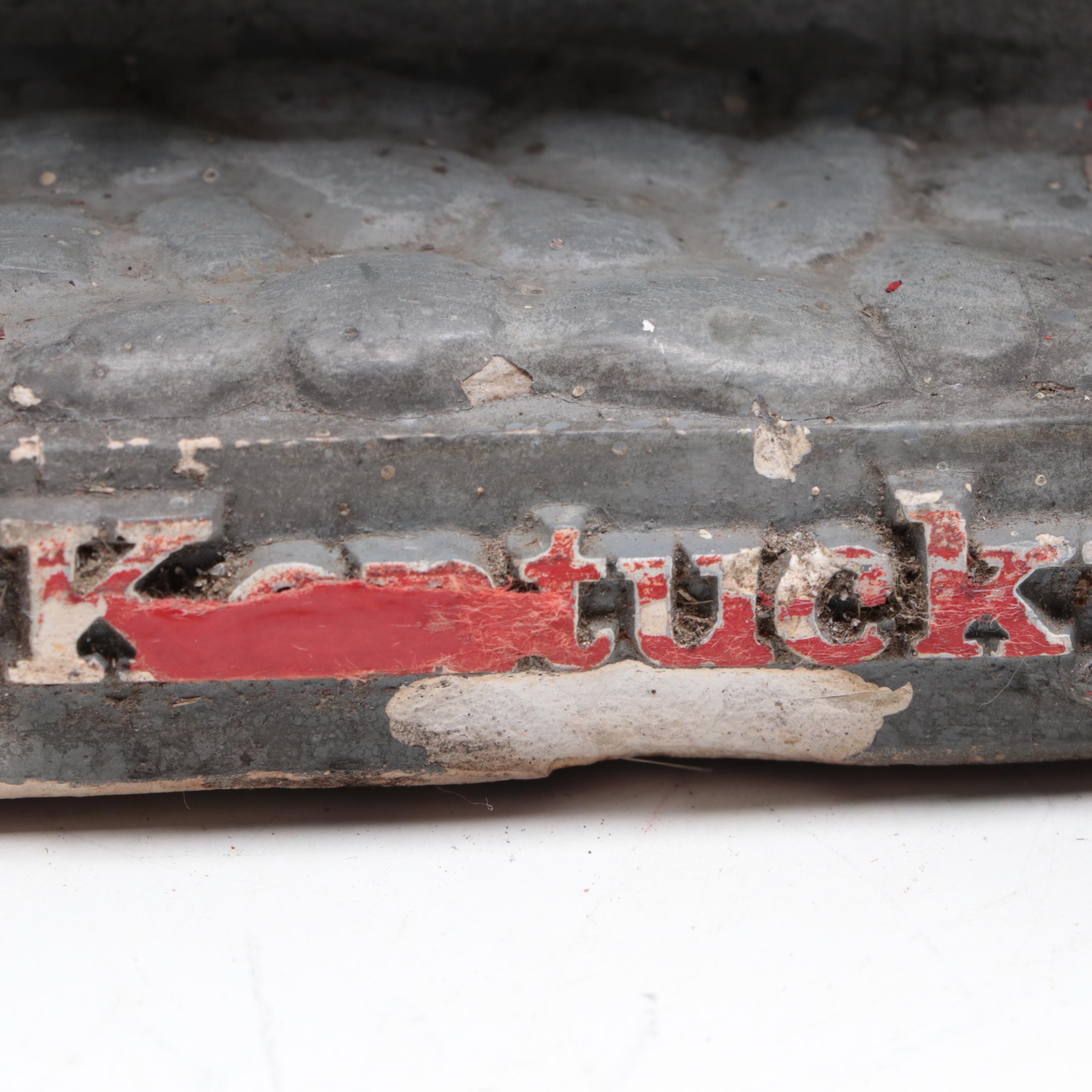 Early Times Bourbon Chalkware Display Figurine, Mid-20th Century