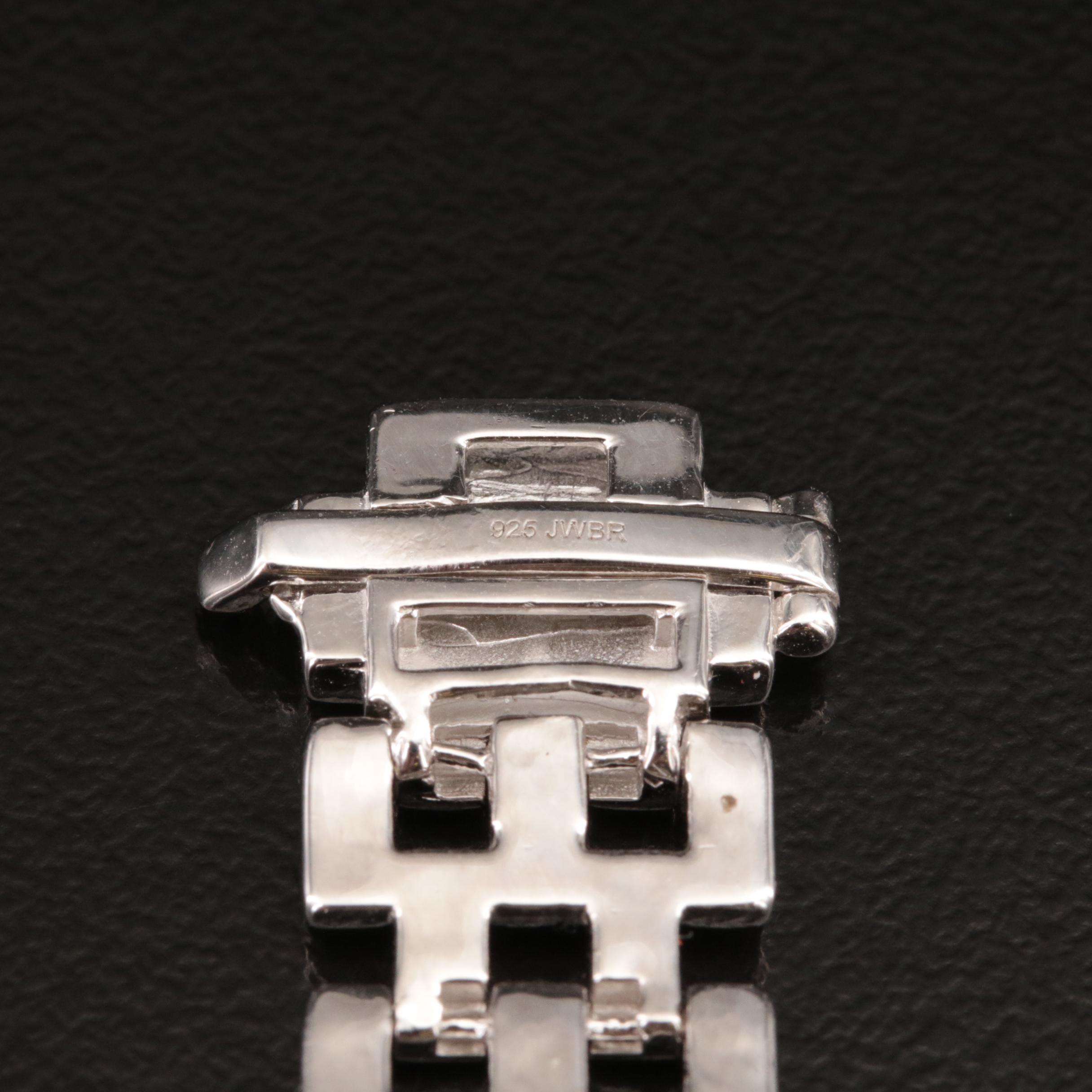 Sterling Diamond Bracelet