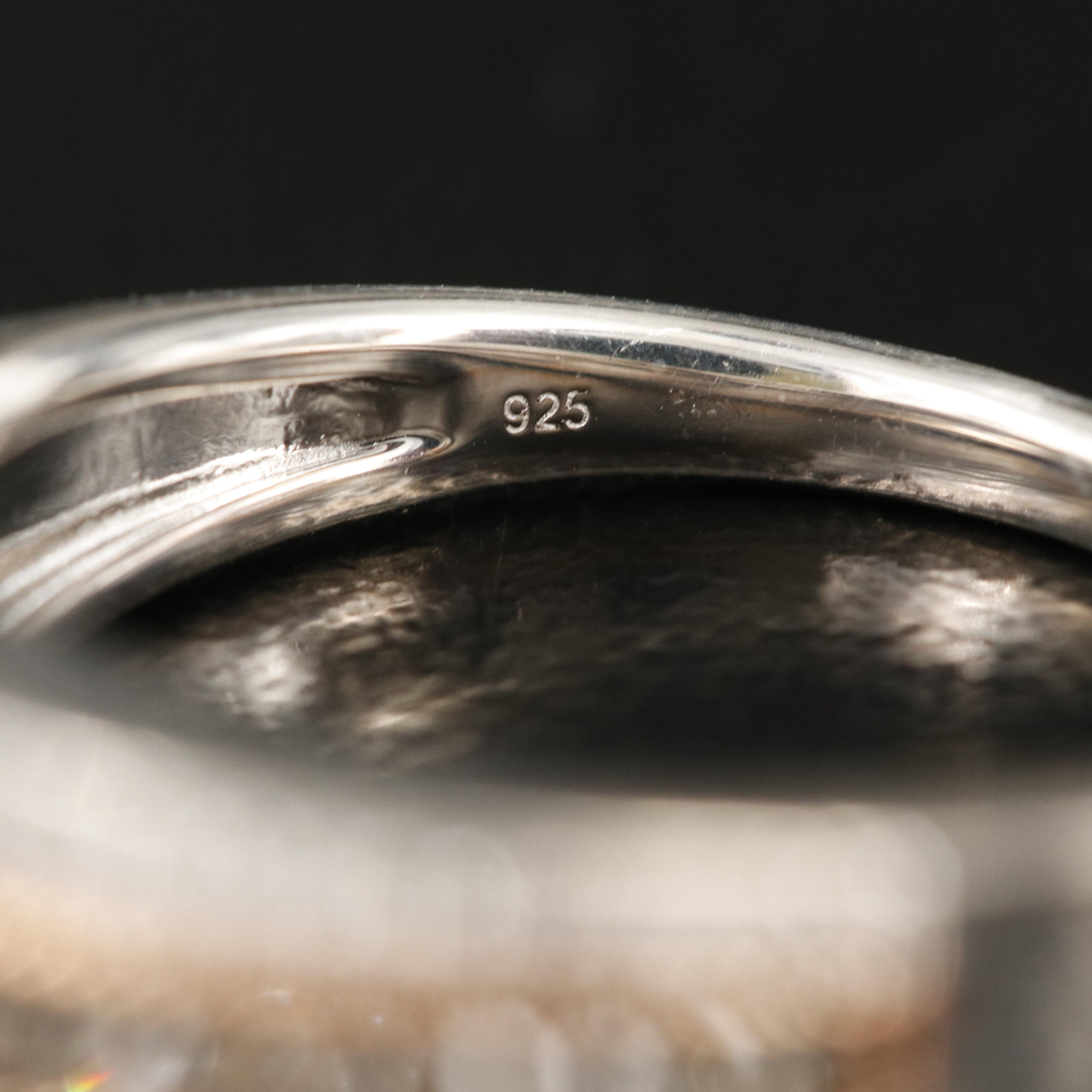 Sterling Diamond Multi-Row Band