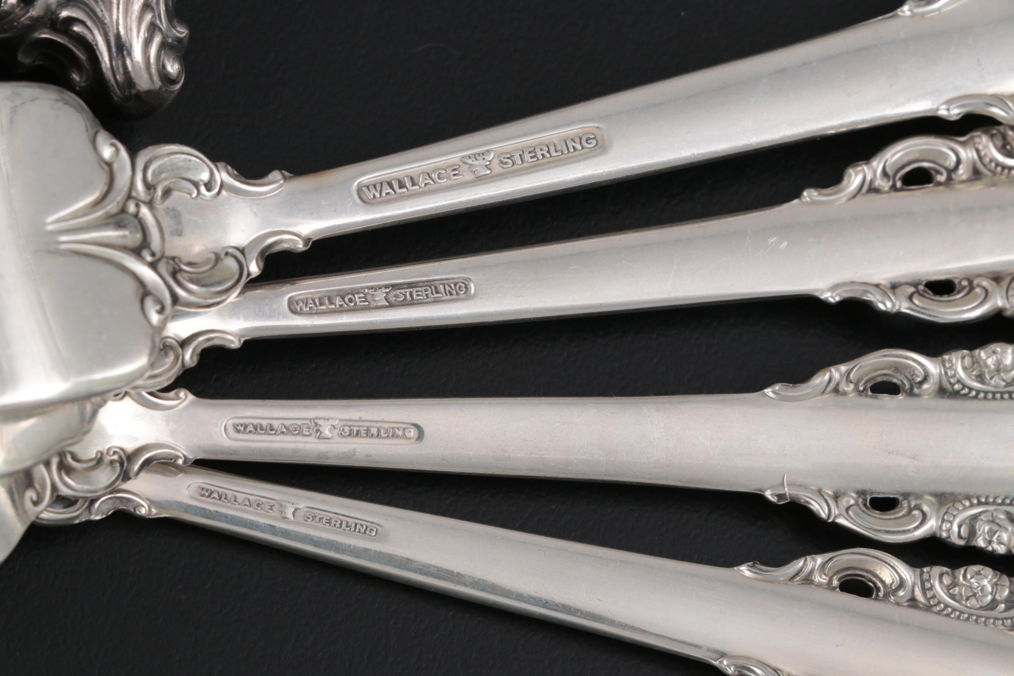 Wallace "Grande Baroque" Sterling Silver Flatware and Serving Utensils