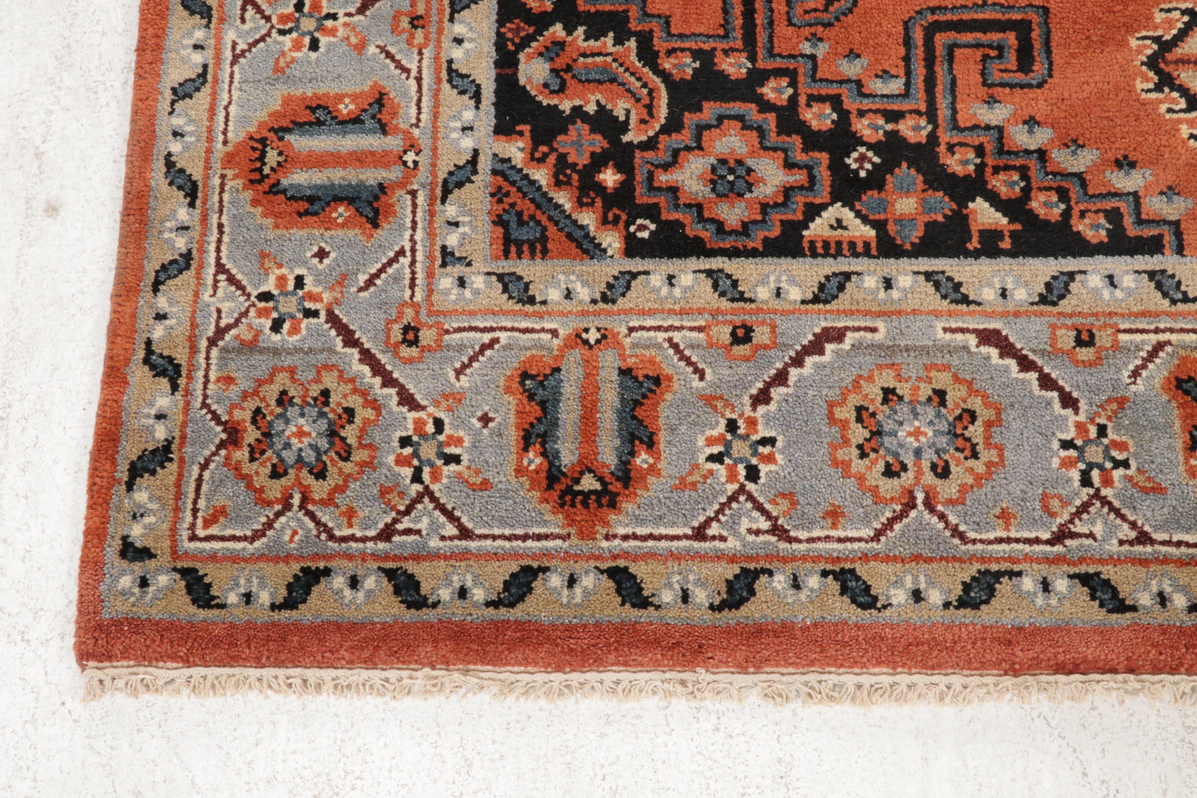 5'11 x 9'4 Hand-Knotted Persian Viss Area Rug