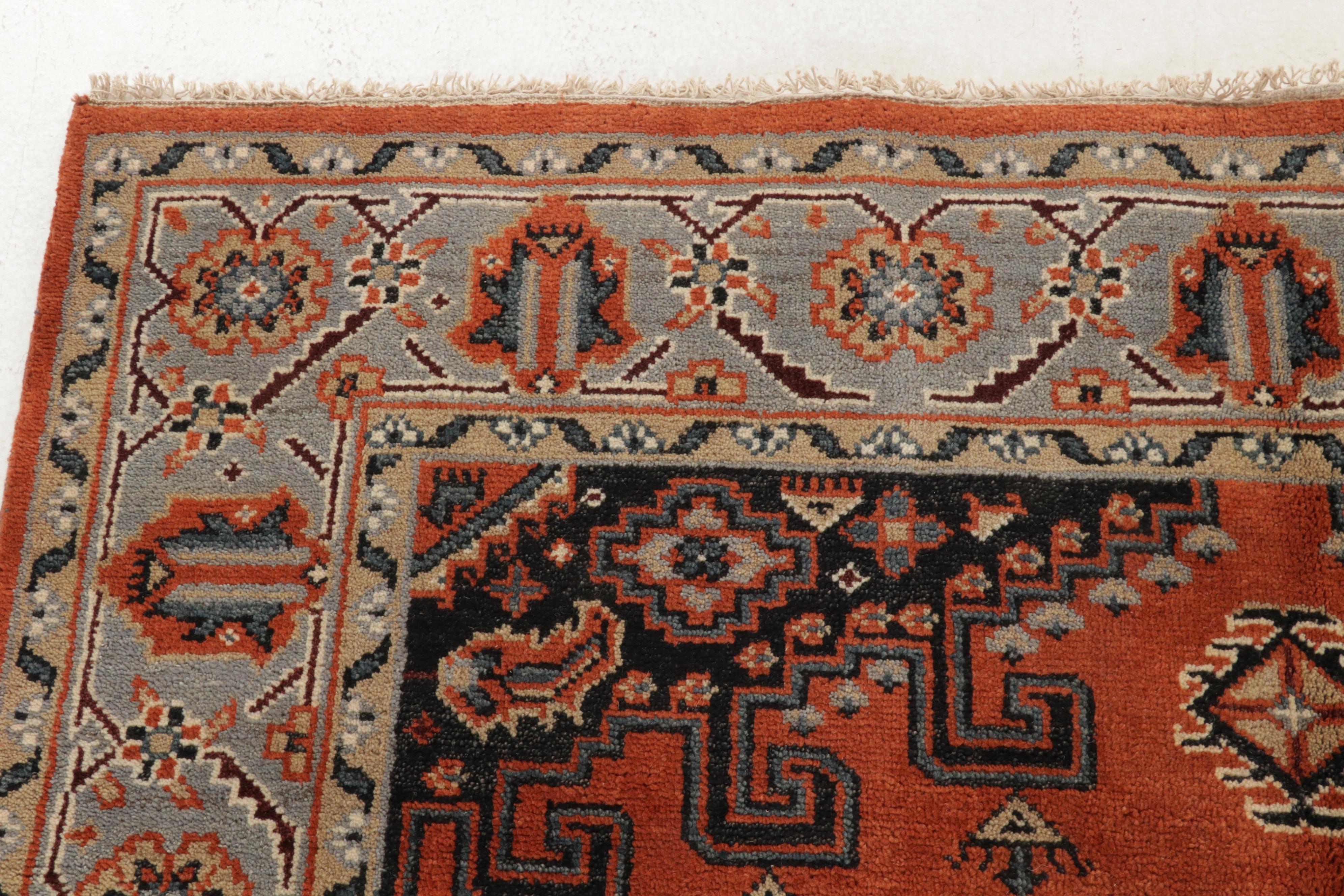 5'11 x 9'4 Hand-Knotted Persian Viss Area Rug