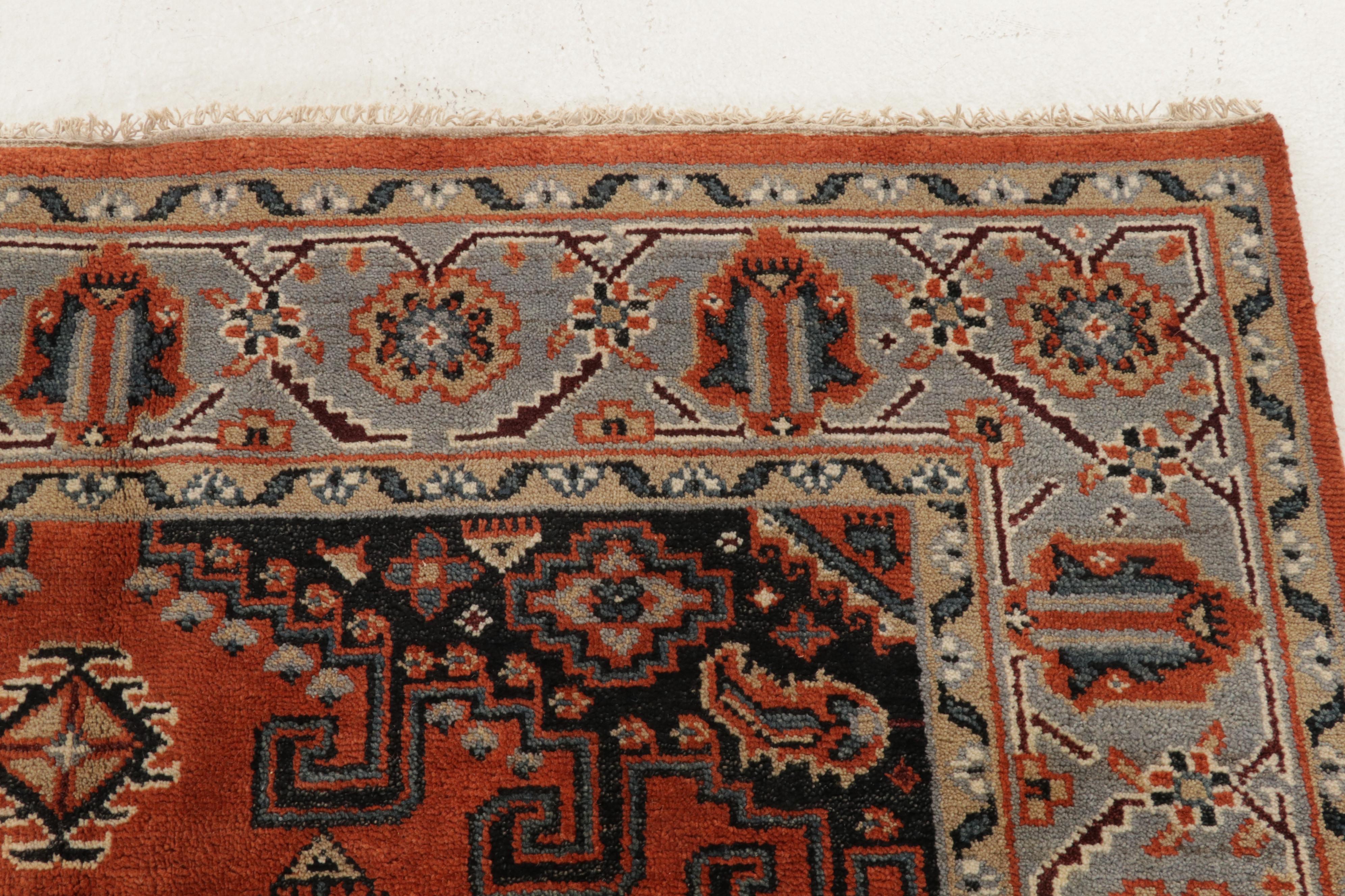 5'11 x 9'4 Hand-Knotted Persian Viss Area Rug