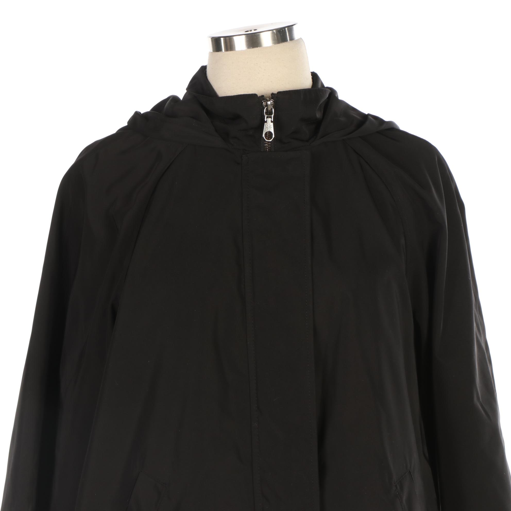 Isaac Mizrahi Live Hooded Zip Jacket and England Sporting Harrington Jacket