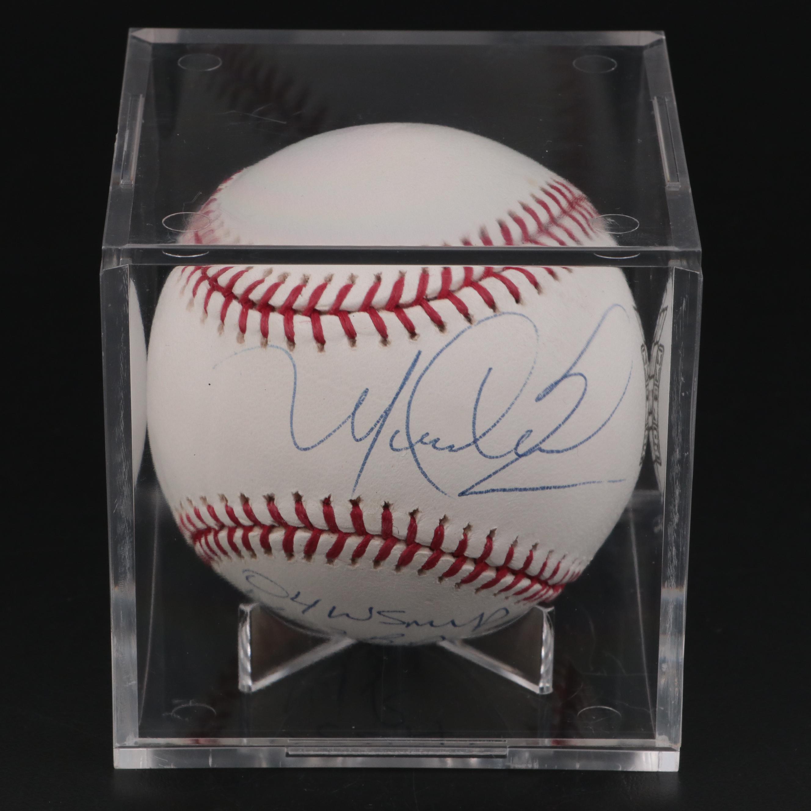 Manny Ramirez Signed and Inscribed 2004 MLB World Series Rawlings Baseball