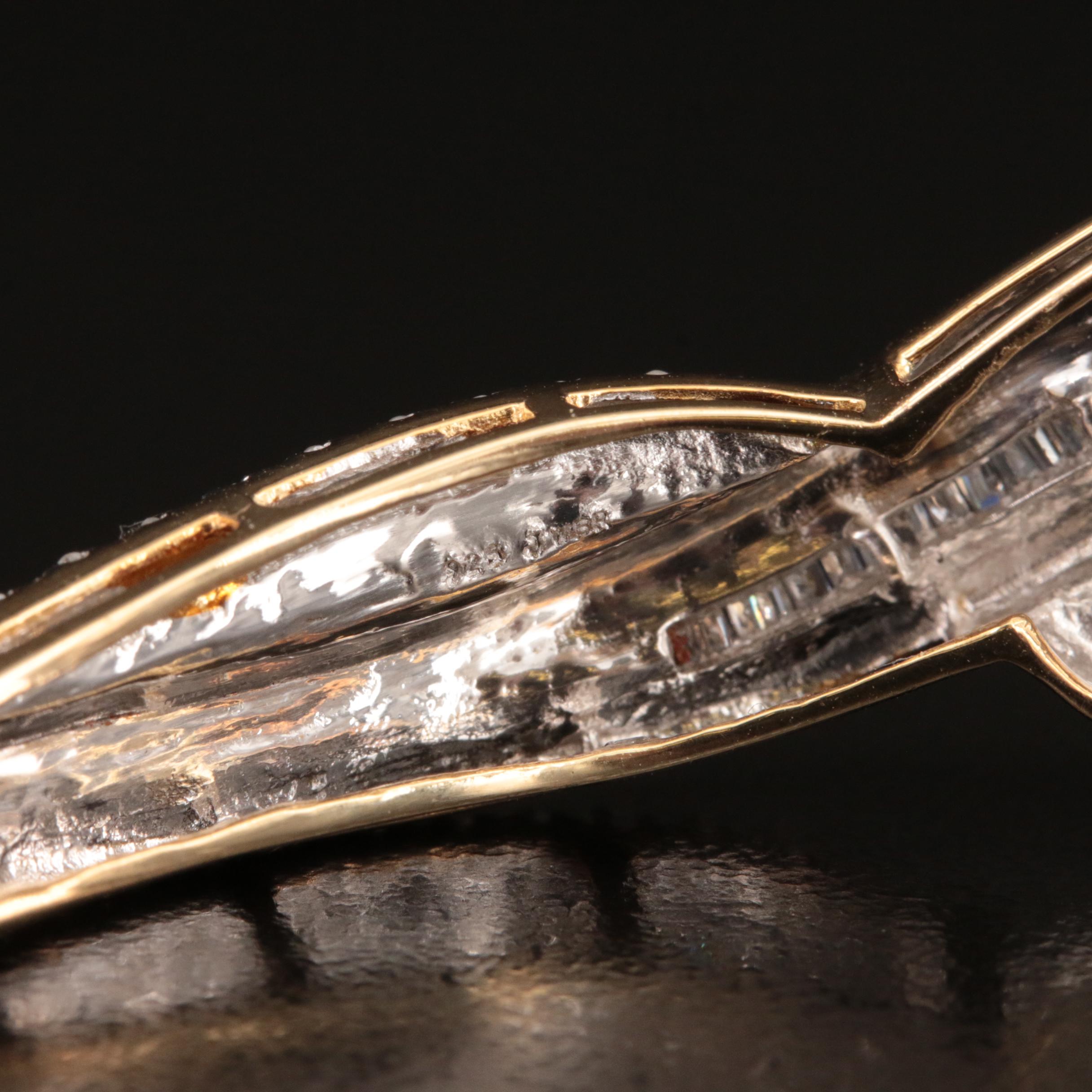 Sterling Diamond Hinged Bangle