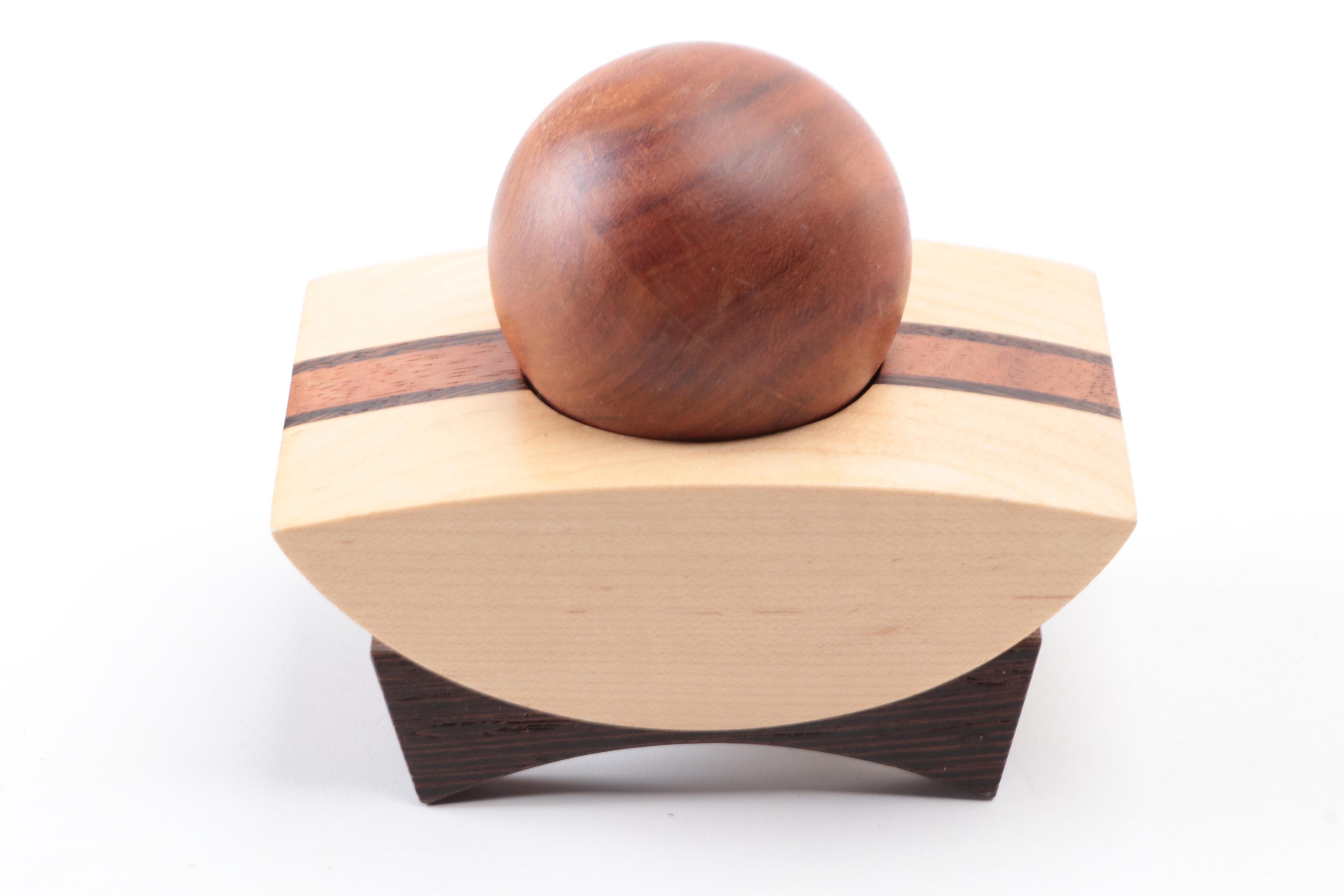 The White House Historical Association Christmas Ornaments with Wood Sculpture