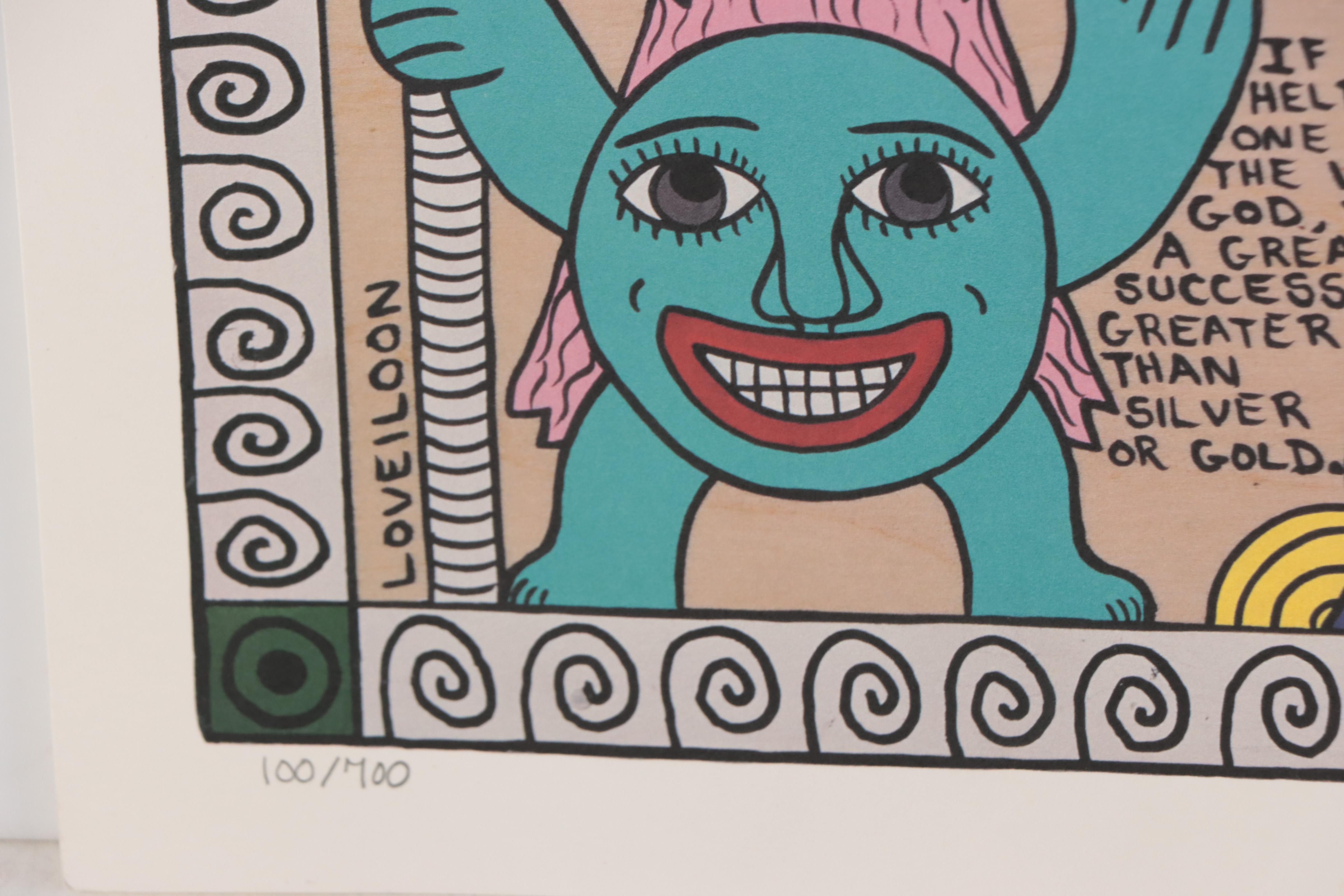 Michael Finster Offset Lithograph "The Collection," Late 20th Century