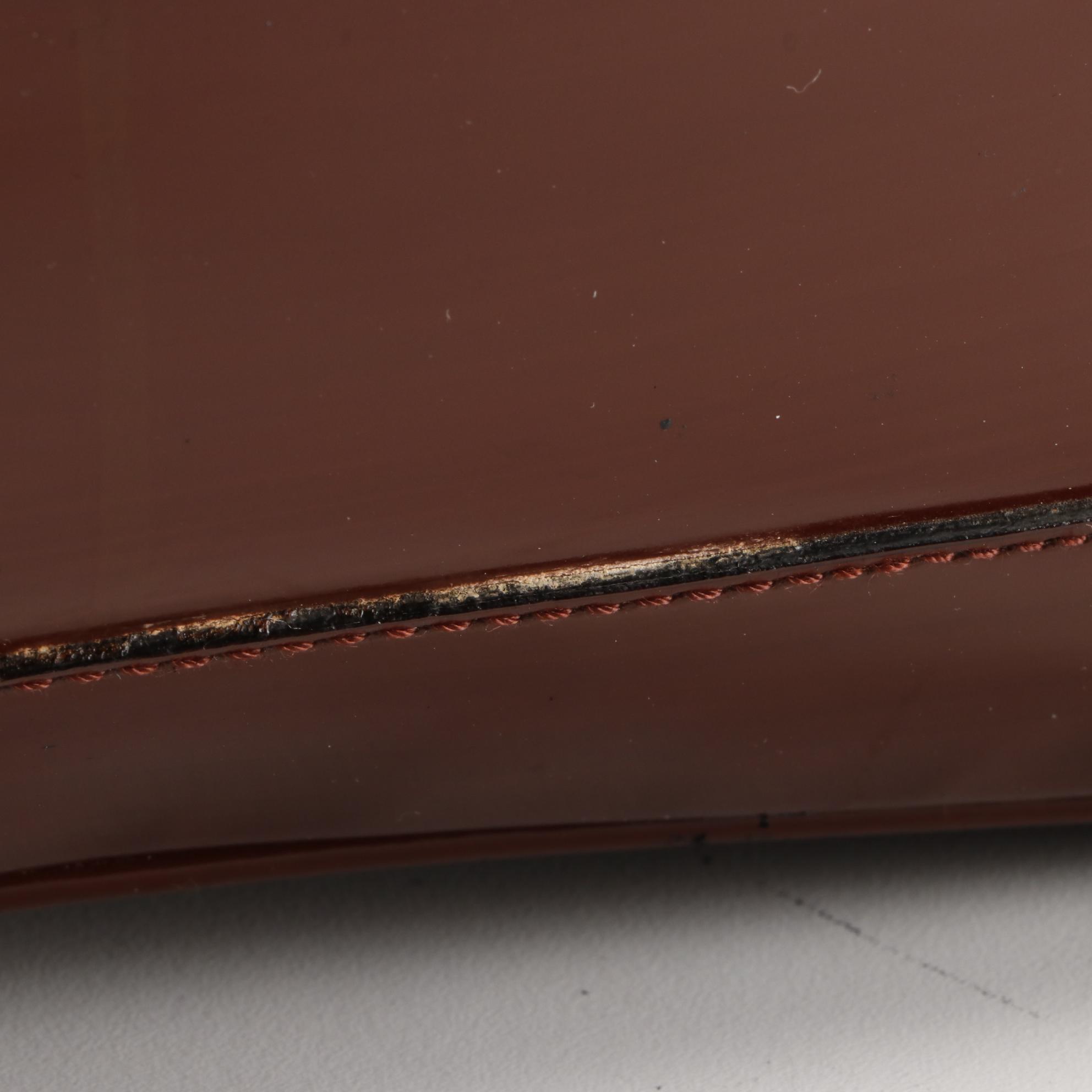 Gucci Glazed Leather Dome Top Shoulder Bag