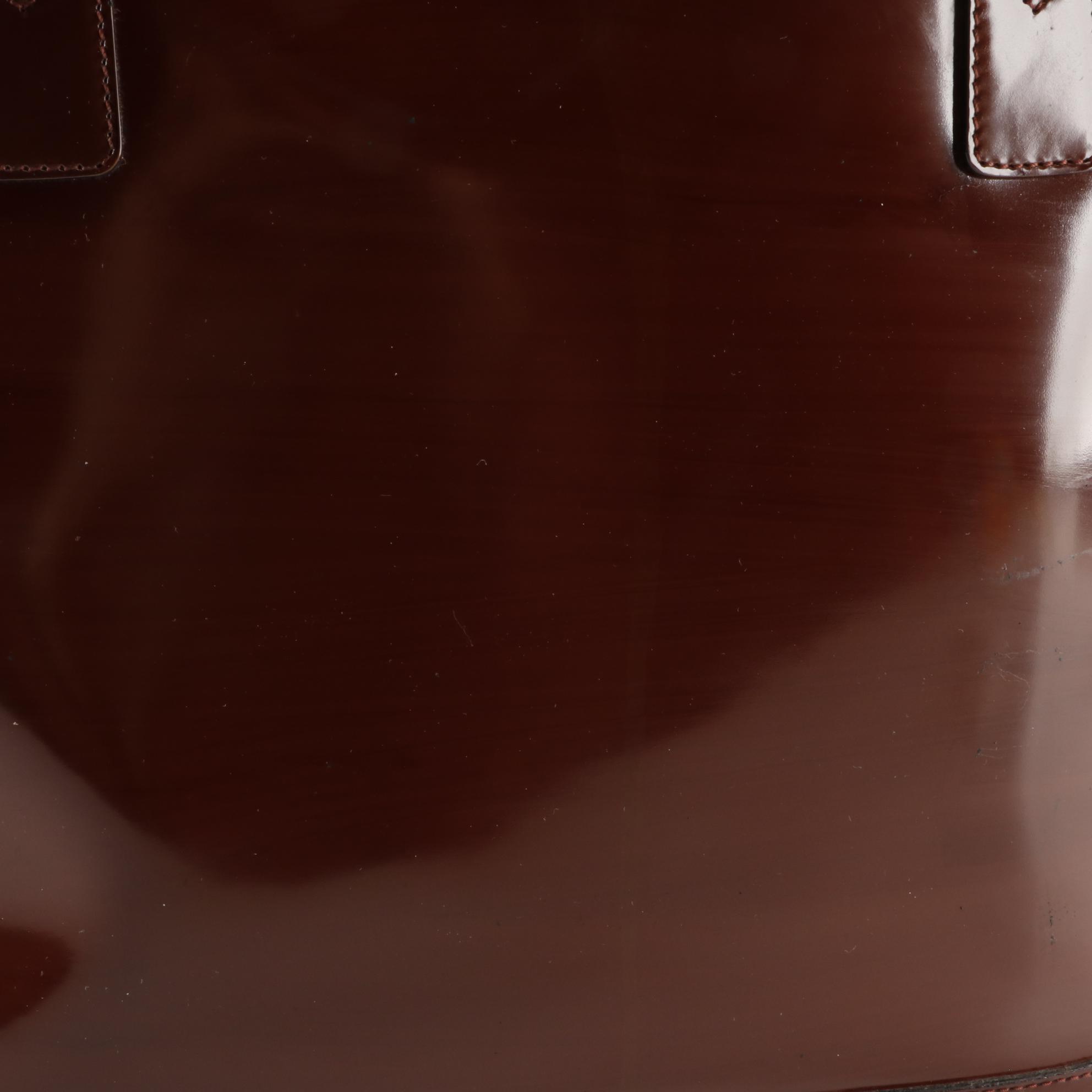 Gucci Glazed Leather Dome Top Shoulder Bag