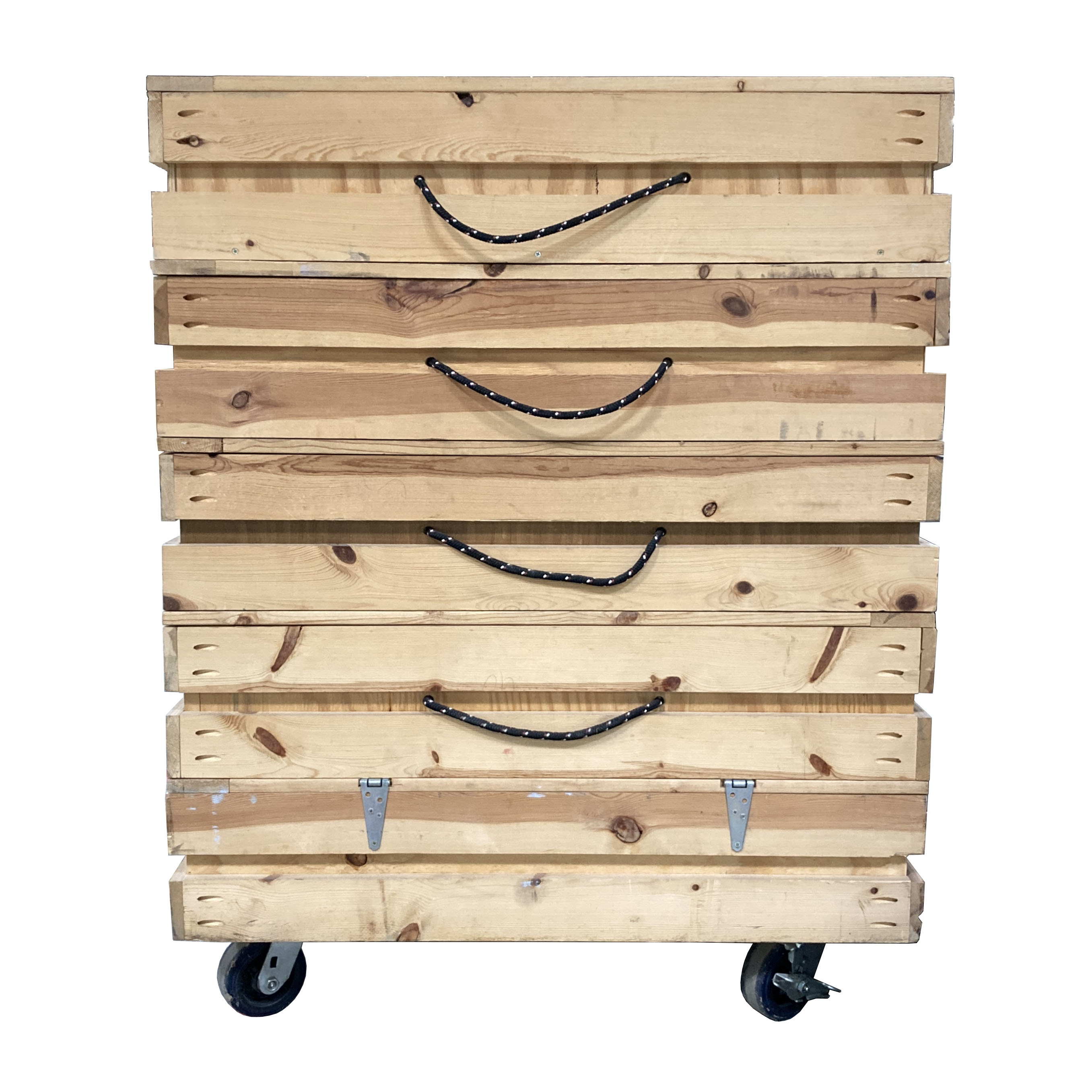 Custom Acrylic Display Cases with Wooden Storage Crates