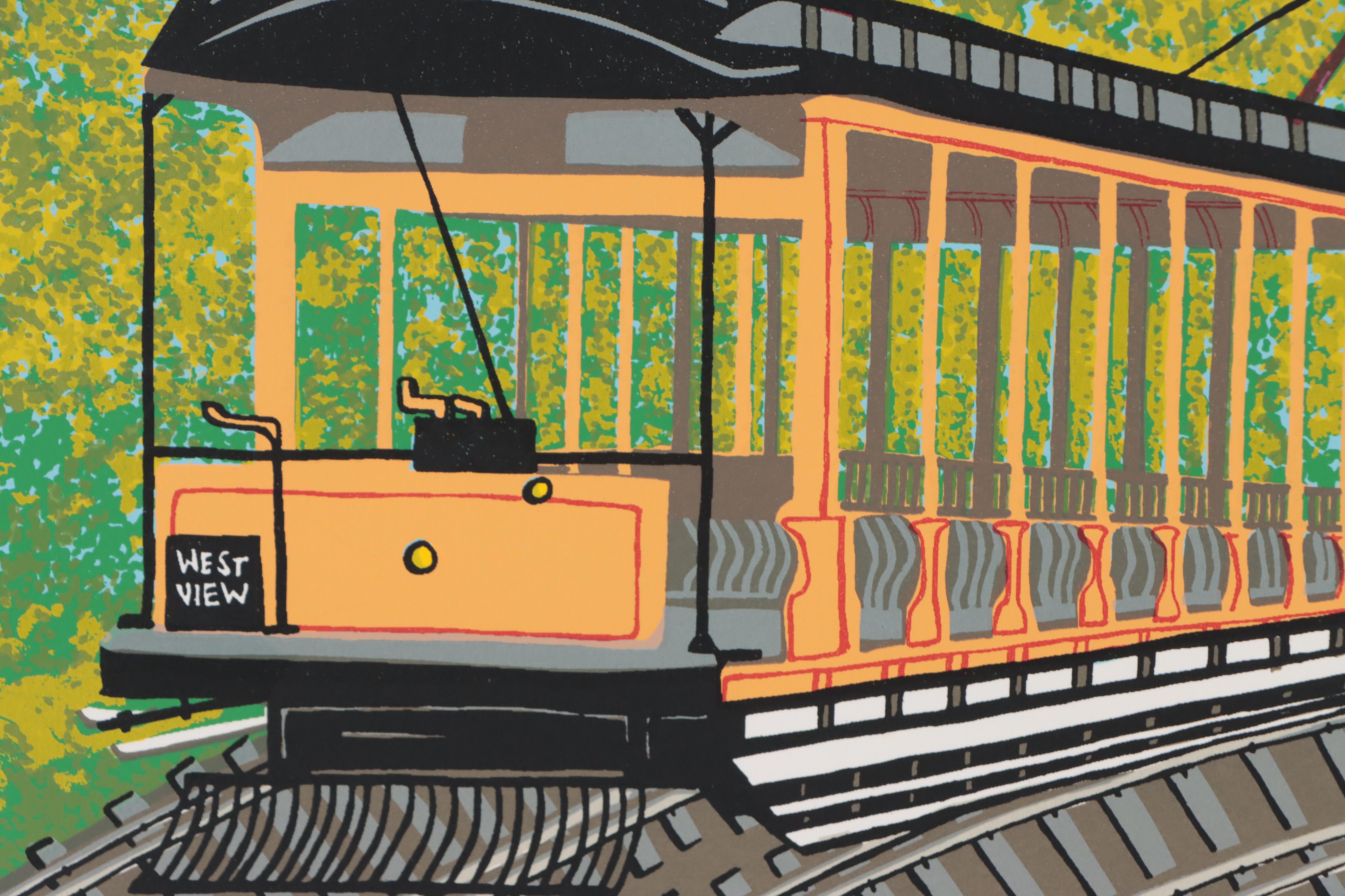 Andy Flanigan Serigraph "Summer Car," Late 20th Century