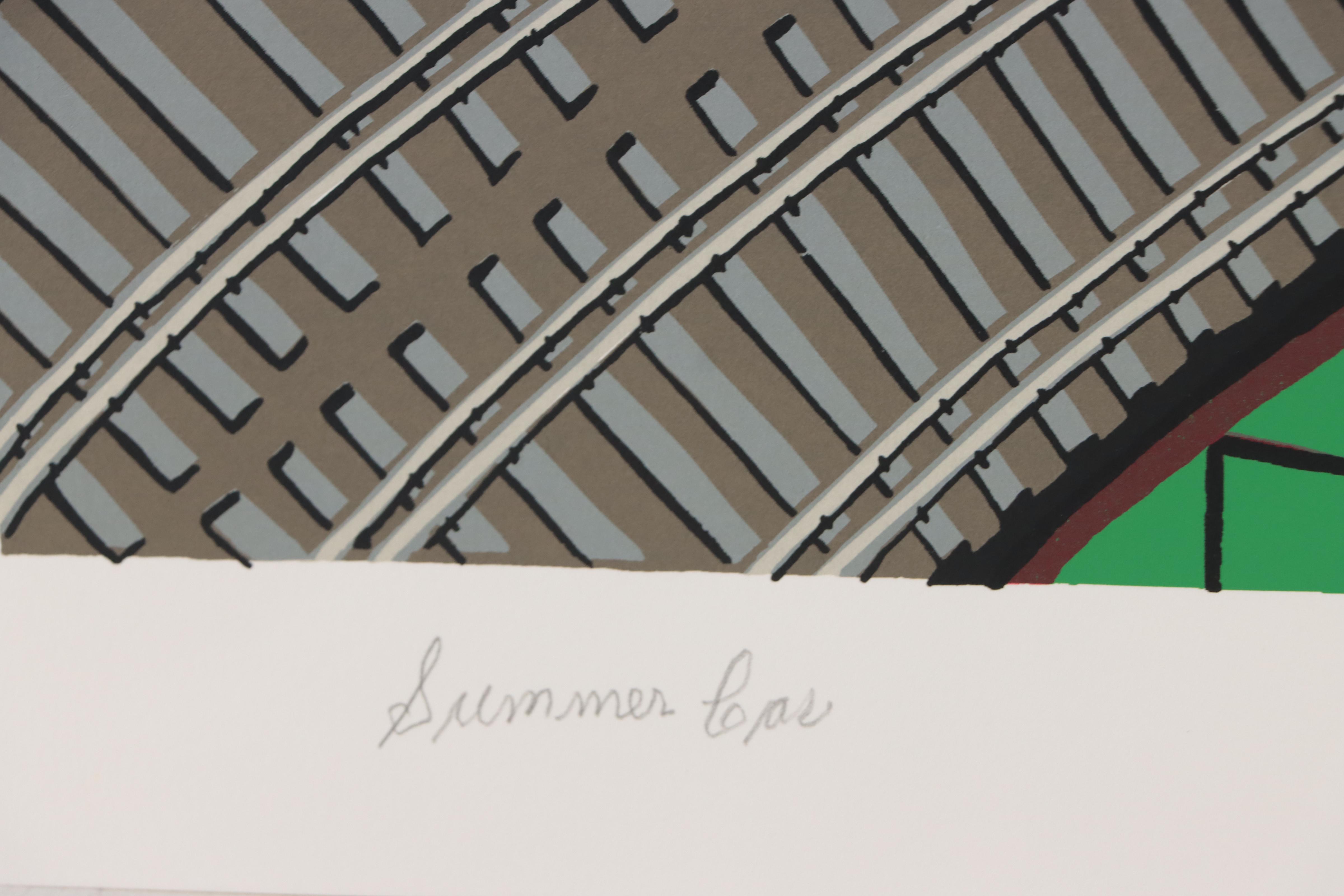 Andy Flanigan Serigraph "Summer Car," Late 20th Century