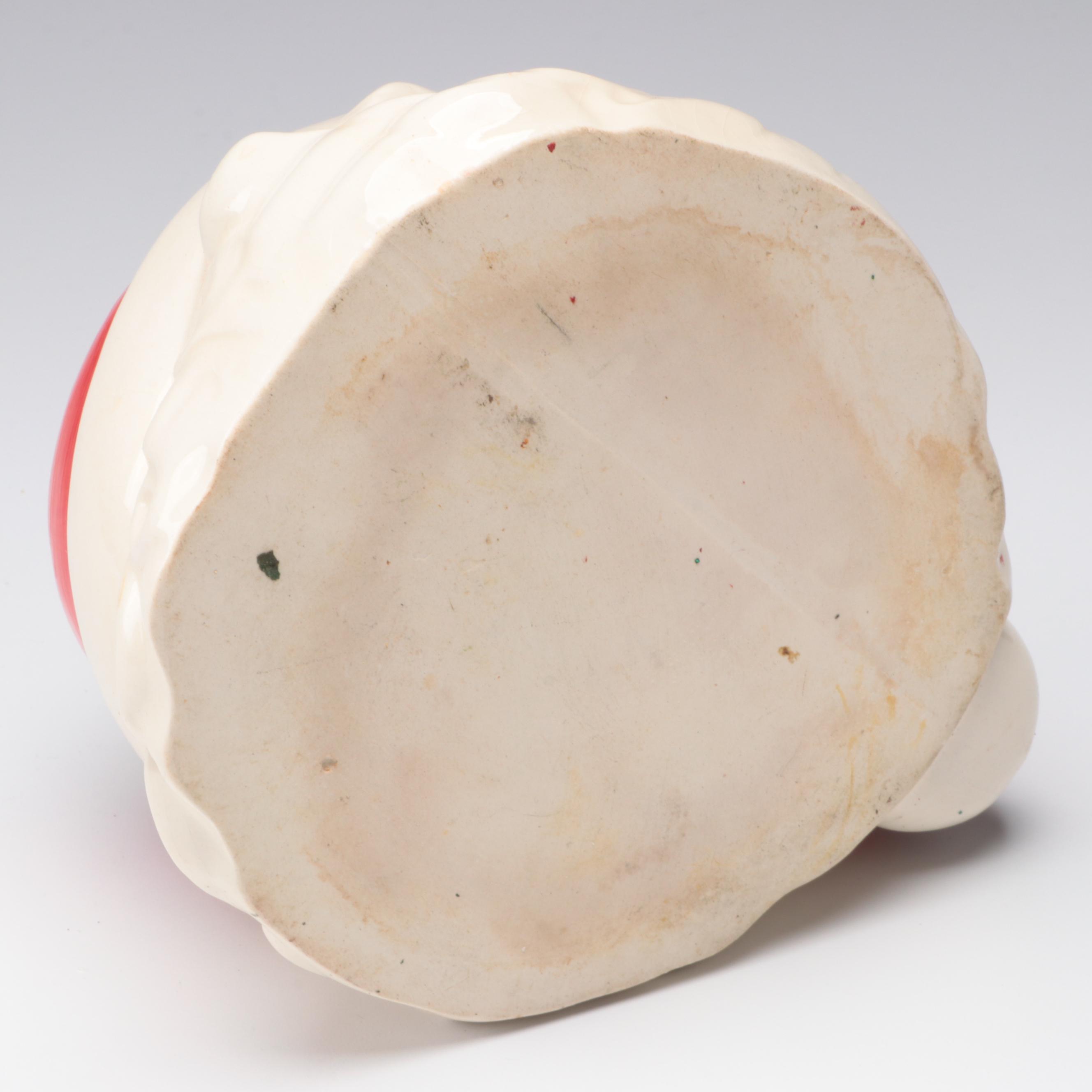 Dan Brechner Ceramic Figural Decanter Set with Other Christmas Décor