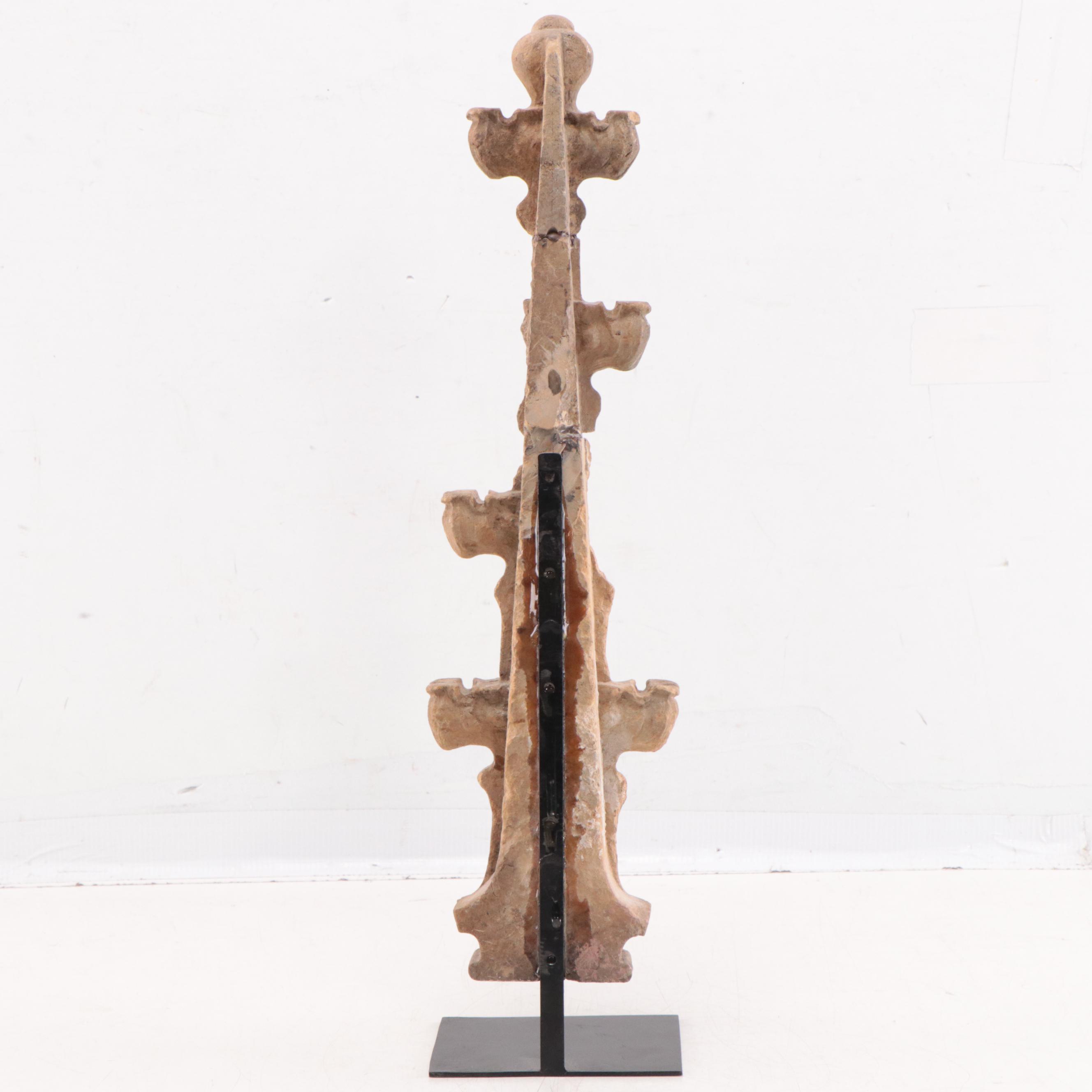 Carved Stone Pinnacle