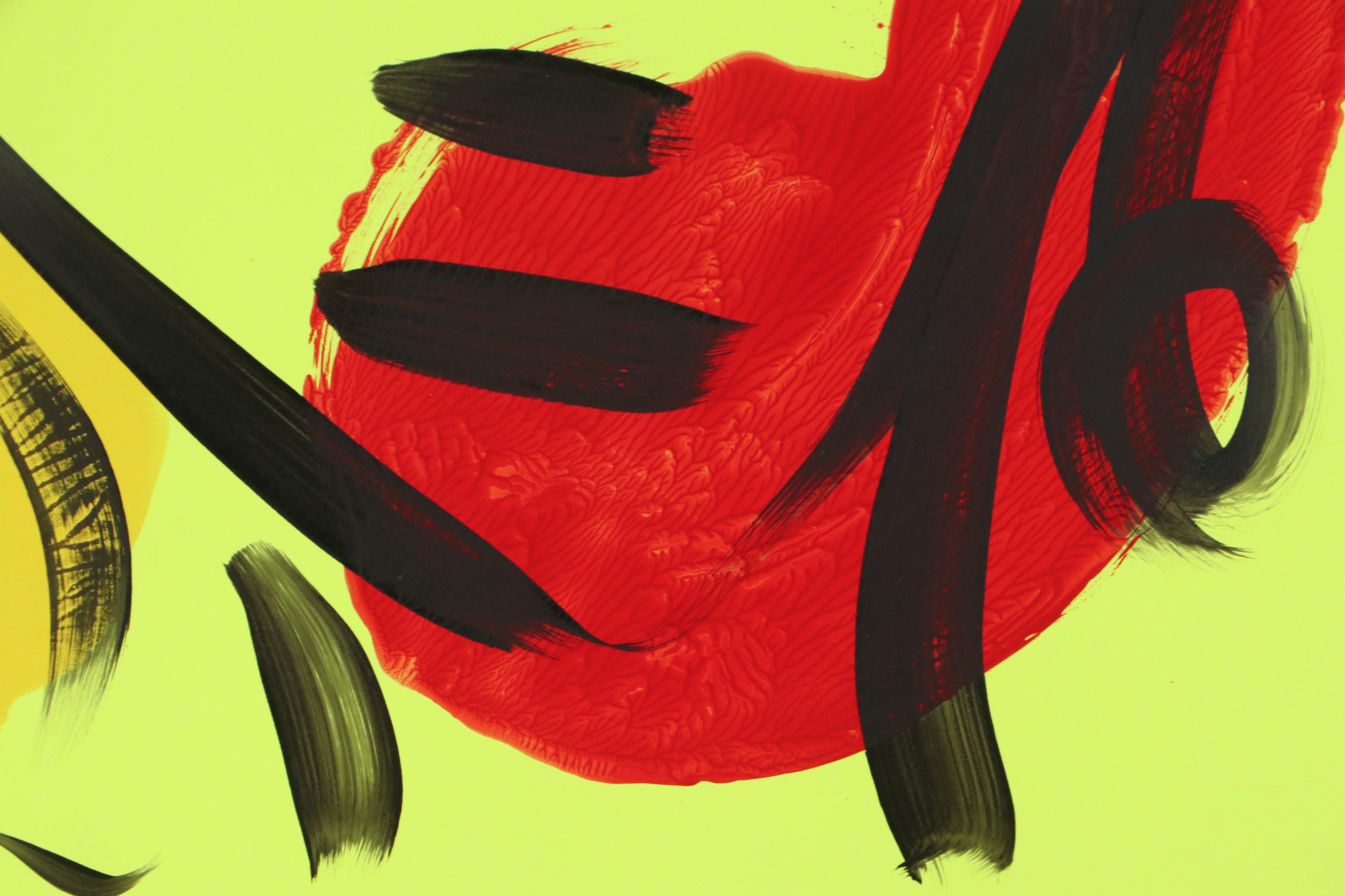 Peter Keil Abstract Portrait Acrylic Painting