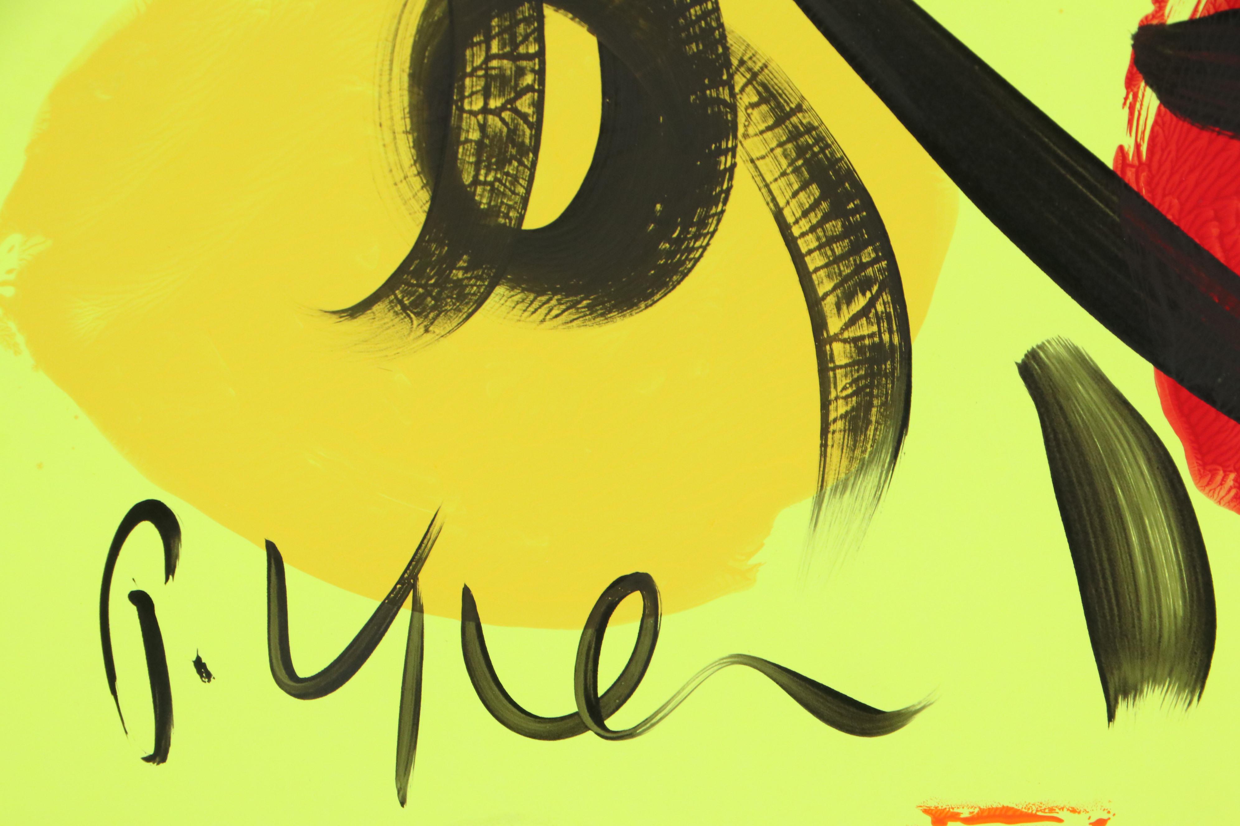 Peter Keil Abstract Portrait Acrylic Painting