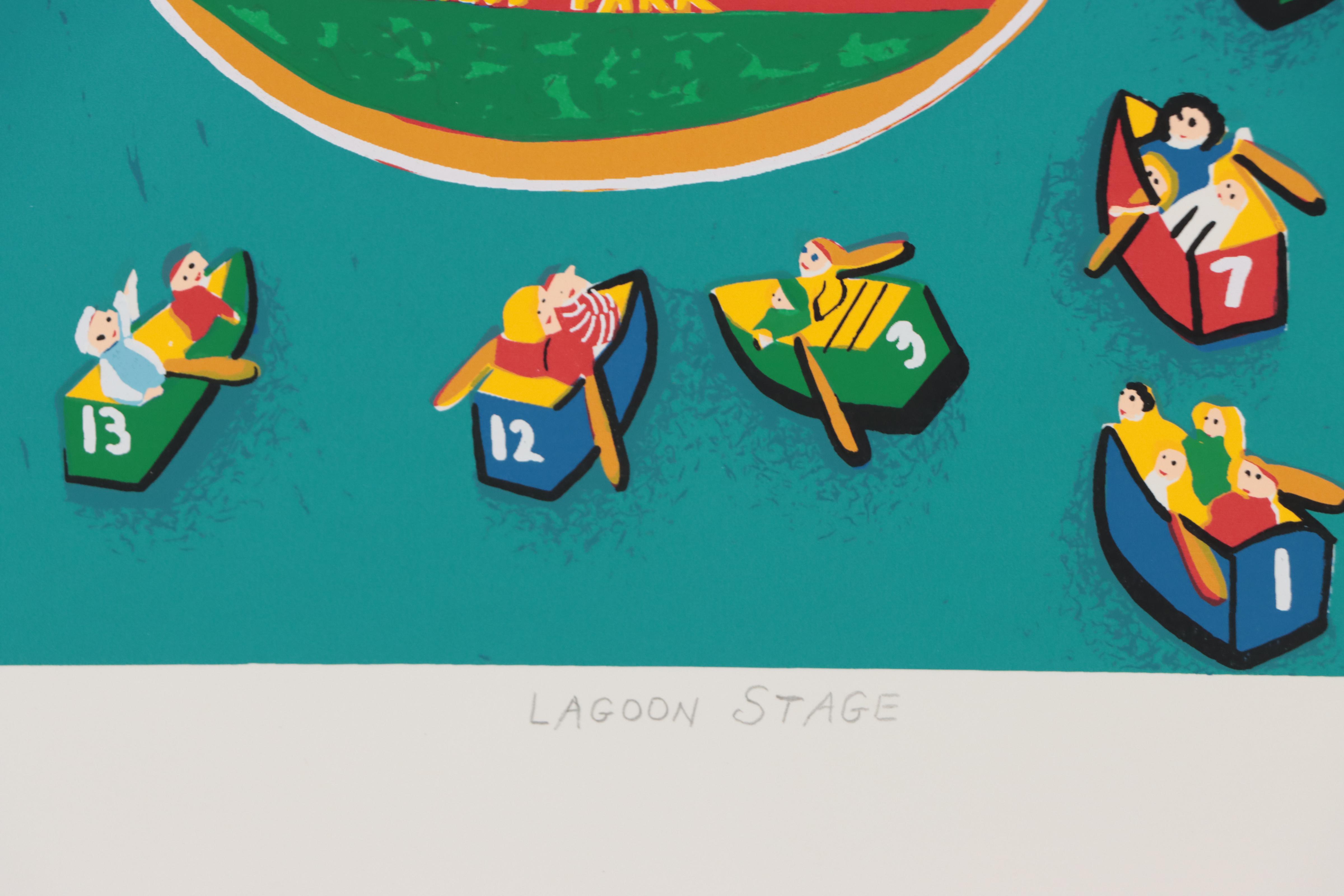 Kathleen Ferri Serigraph "Lagoon Stage"