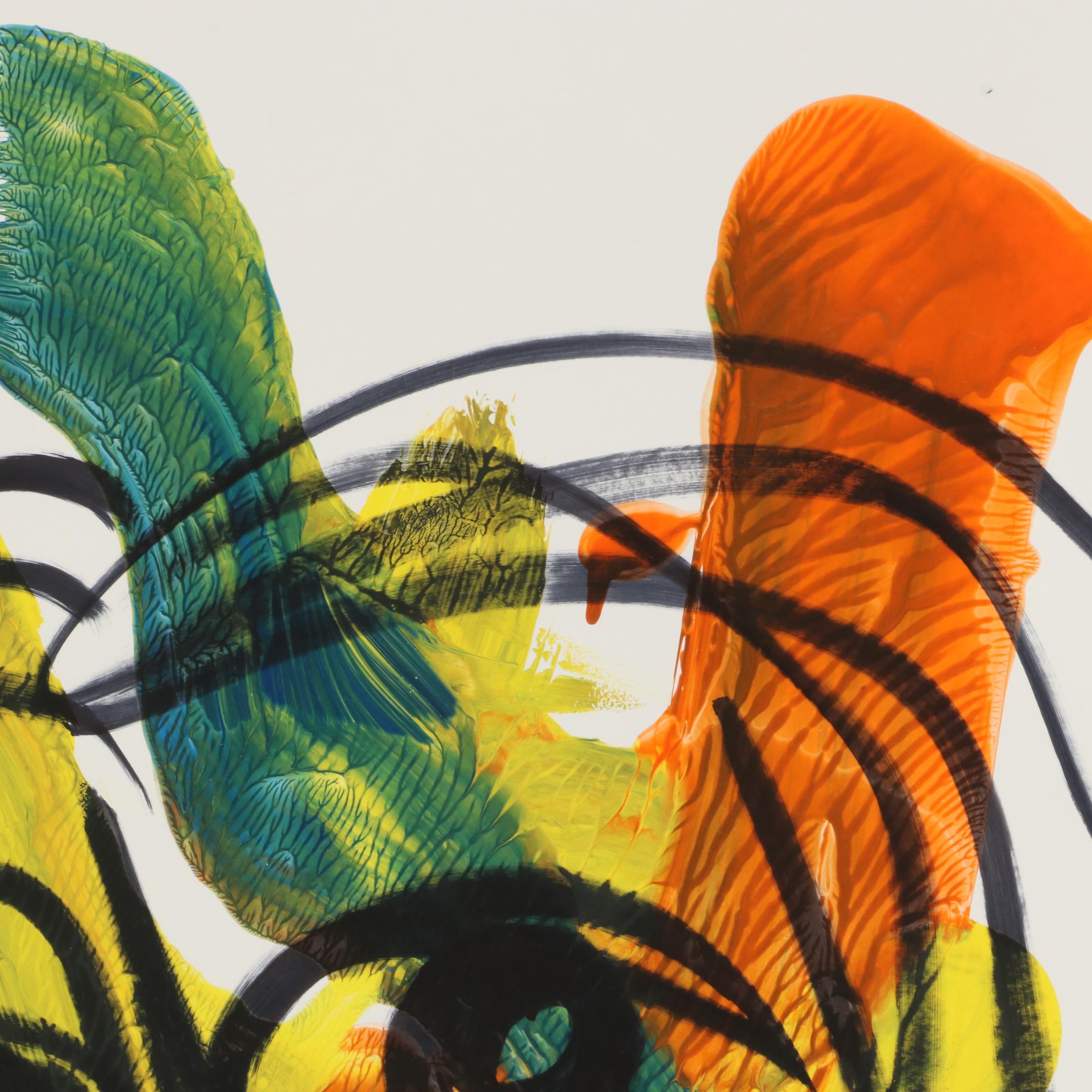 Peter Keil Abstract Acrylic Portrait