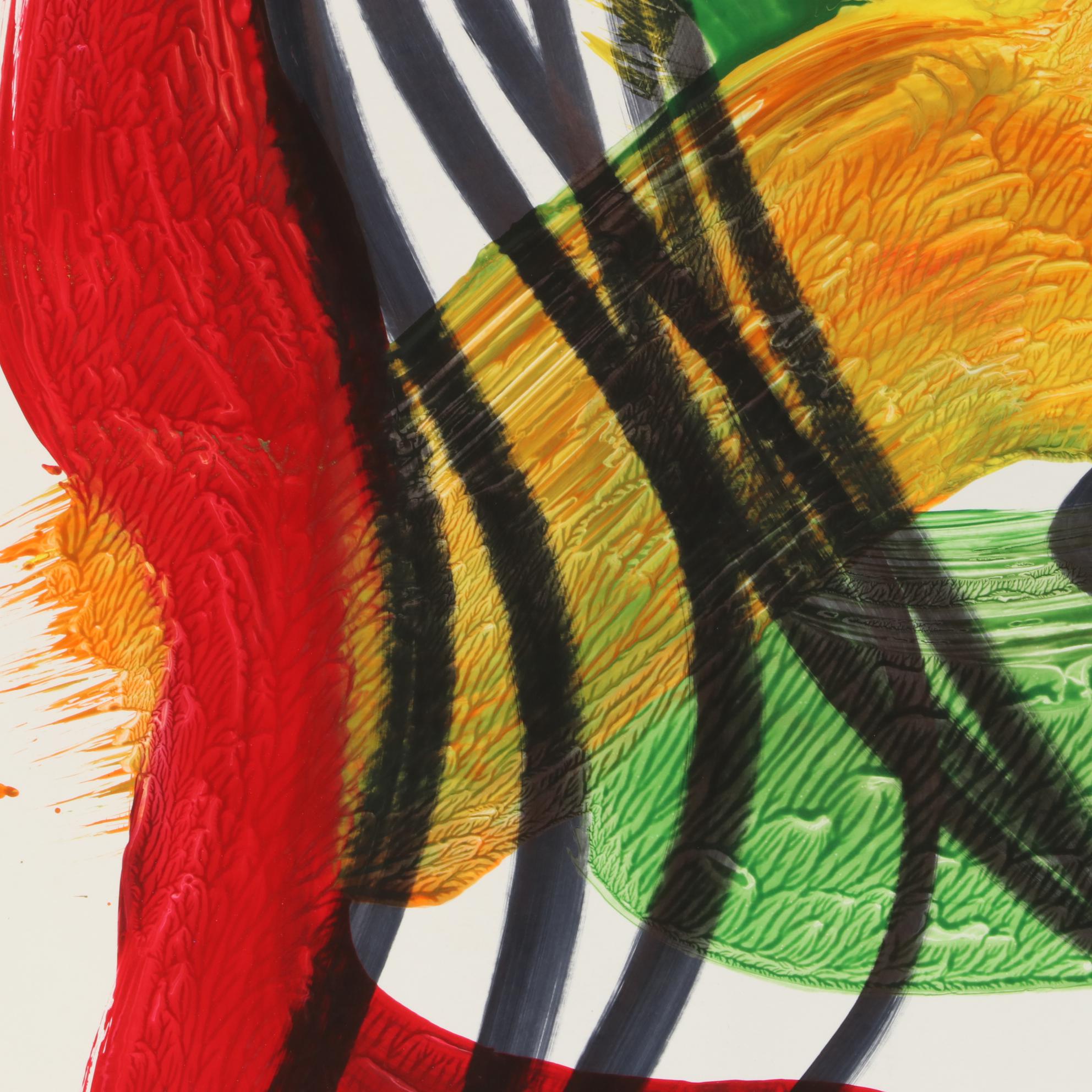 Peter Keil Abstract Acrylic Portrait