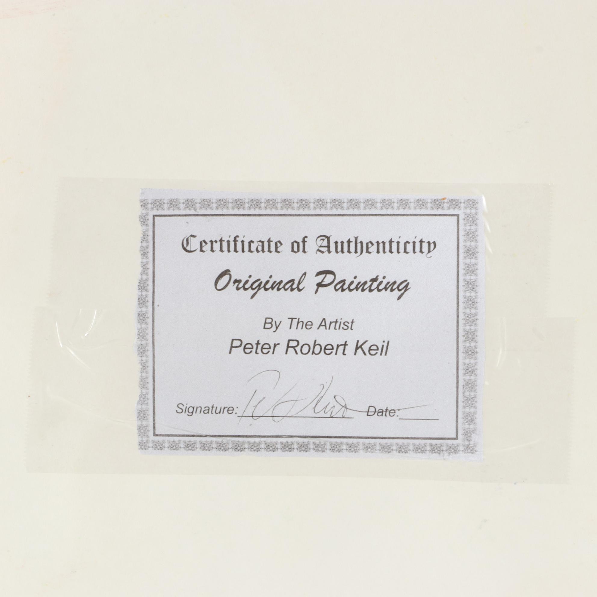 Peter Keil Abstract Acrylic Portrait