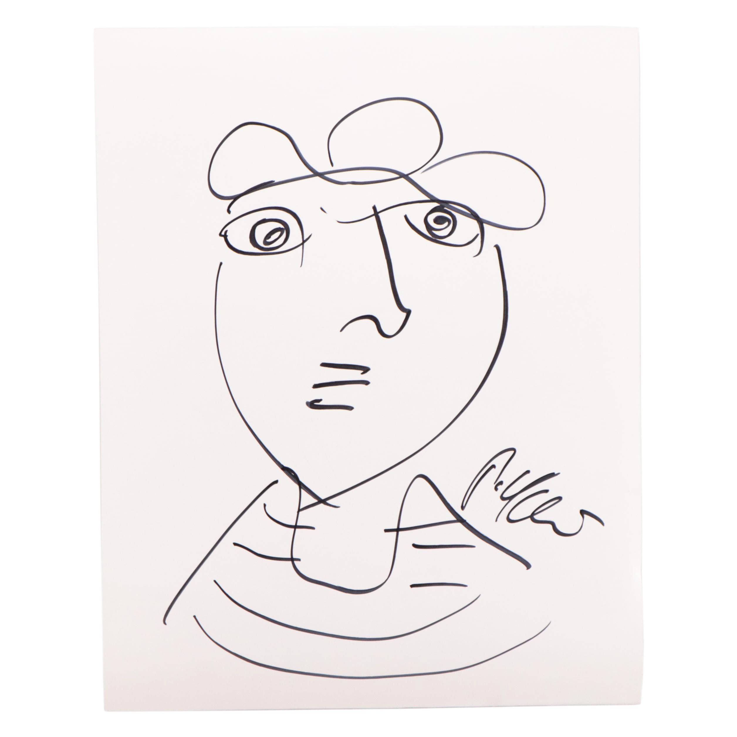 Peter Keil Ink Portrait