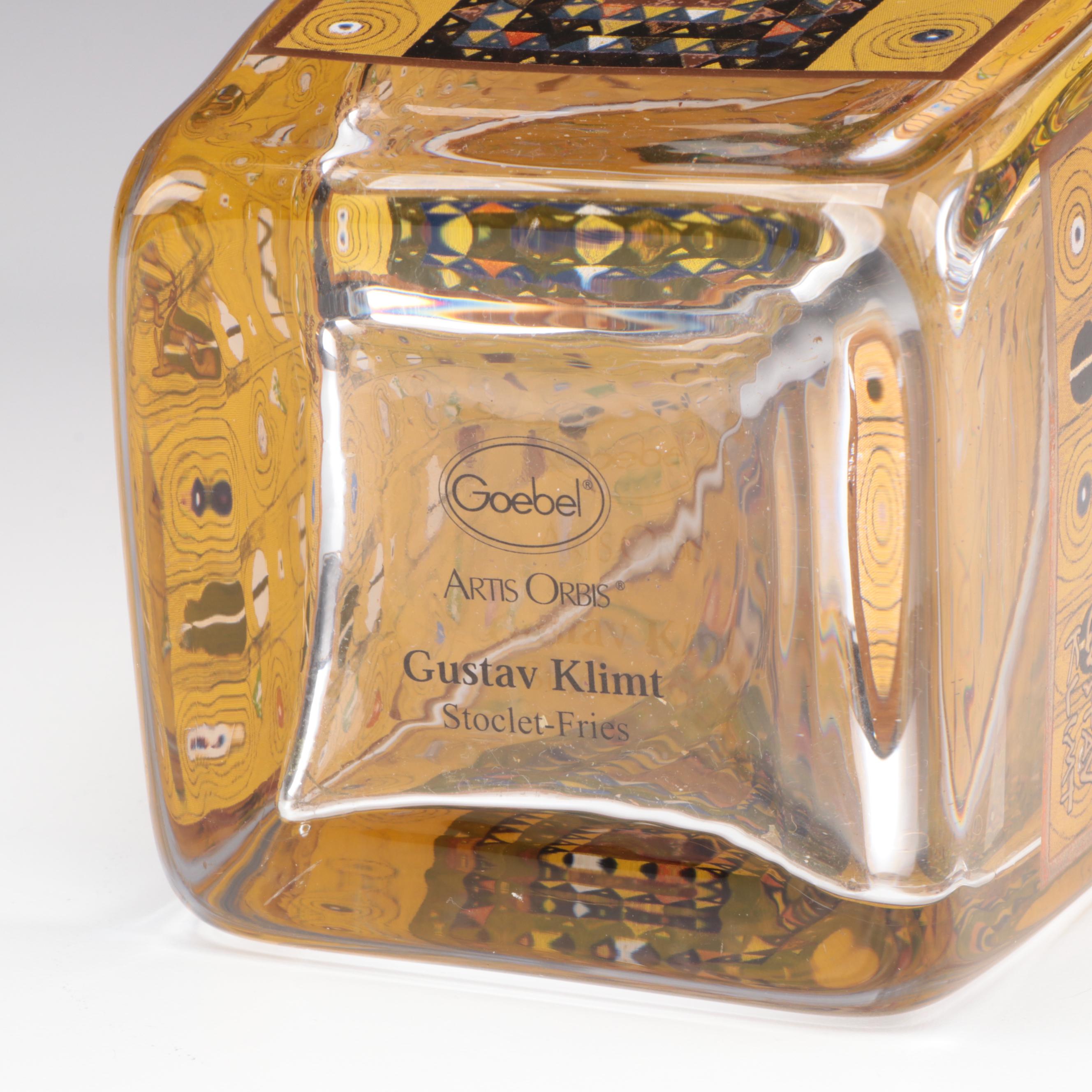Goebel Artis Orbis "Stoclet-Fries" After Gustav Klimt Vase, Late 20th Century