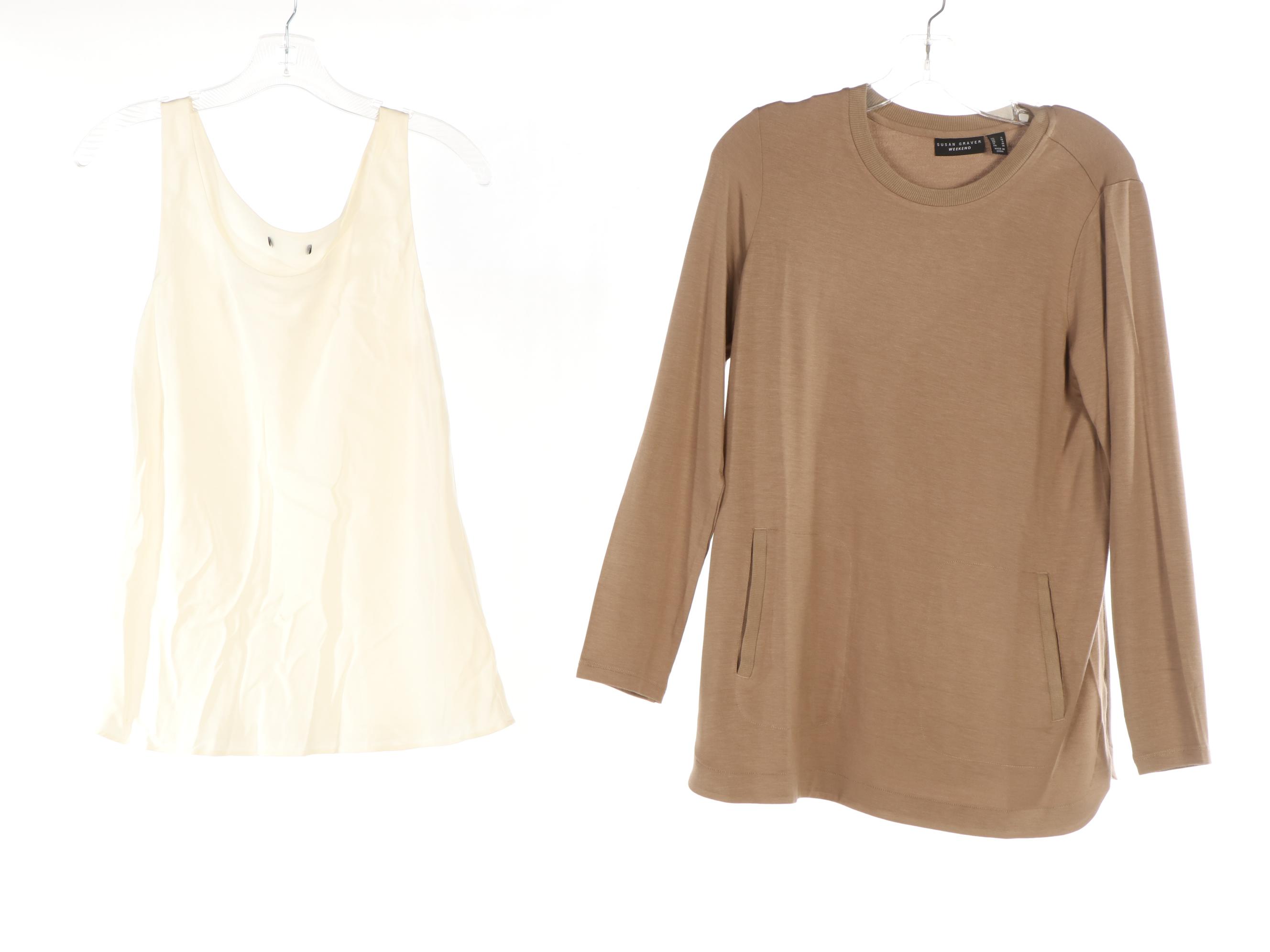 Koç Leather House Jacket in Perforated Leather, Sisley Tee, Silk Shell and More