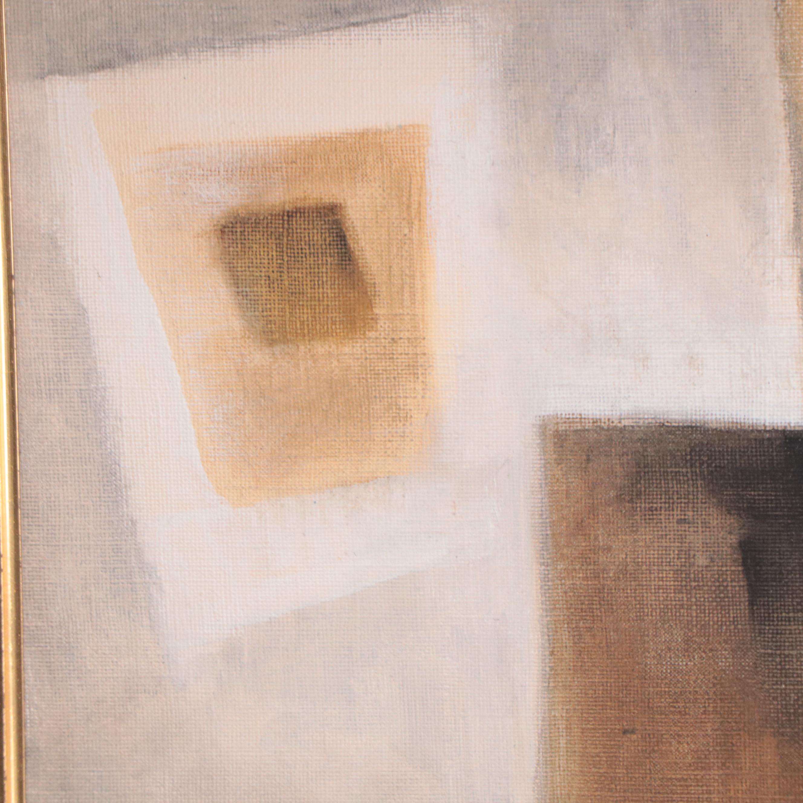 Charles Ragland Bunnell Abstract Oil Painting, 1959