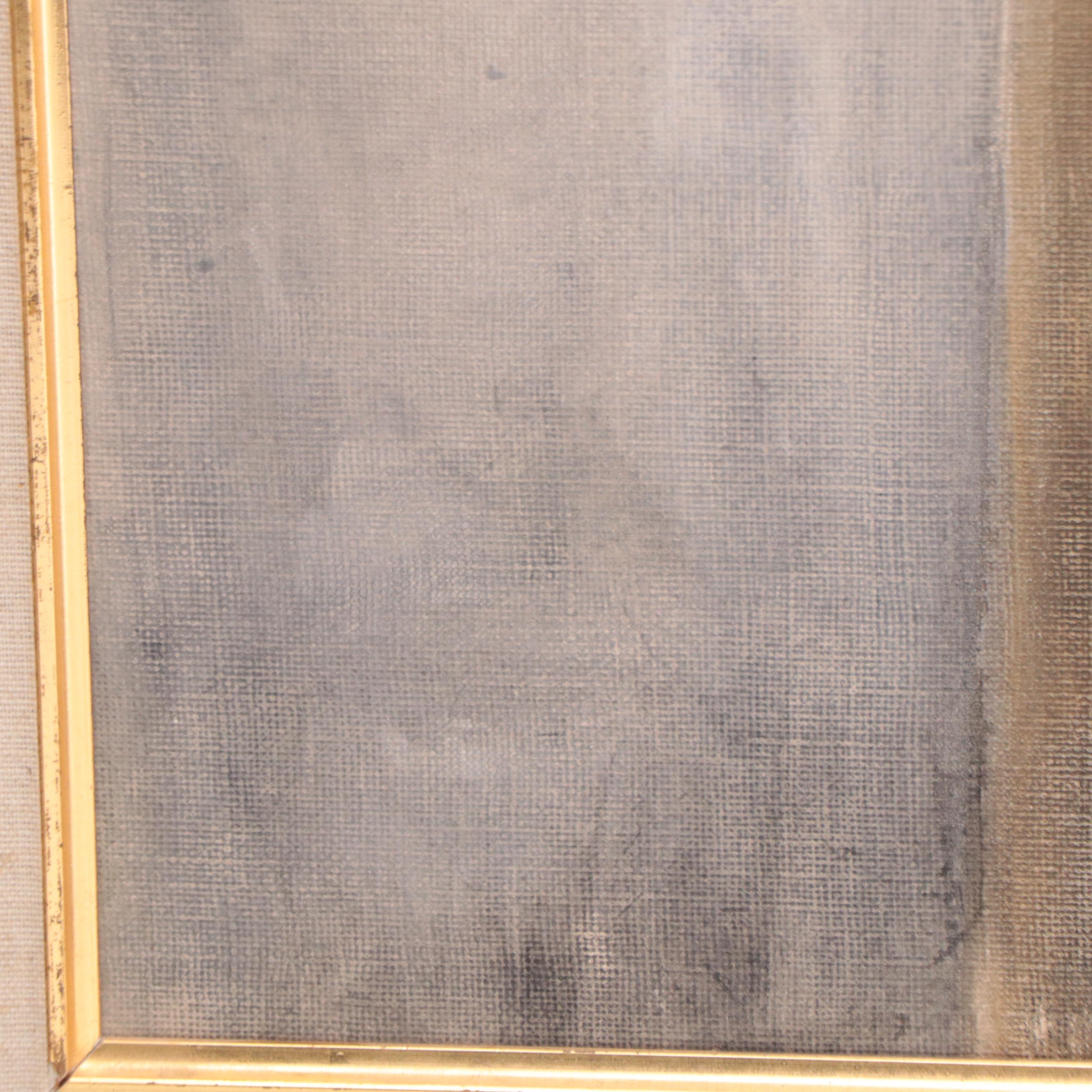 Charles Ragland Bunnell Abstract Oil Painting, 1959