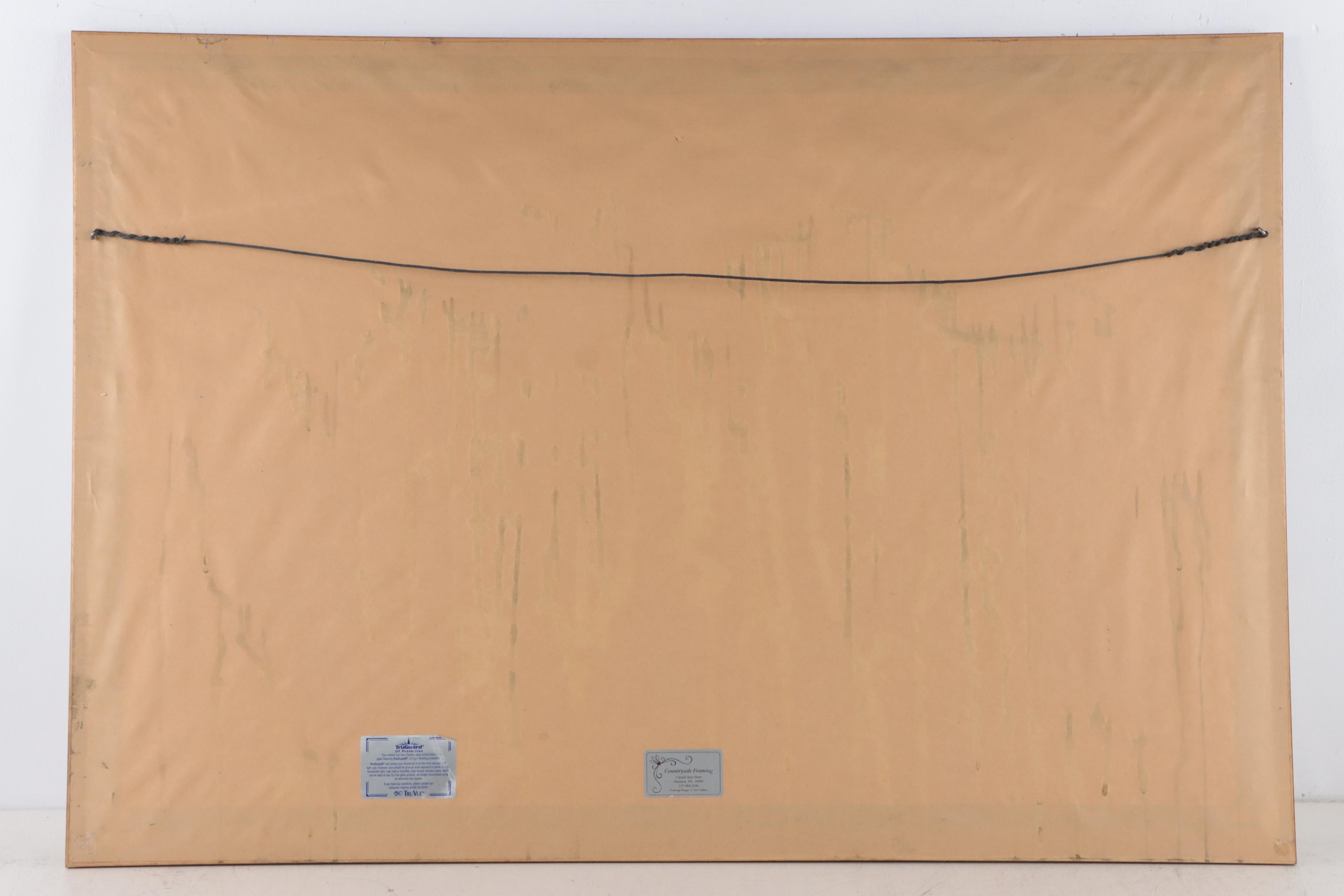 Offset Lithograph After Emanuel Leutzé "Washington Crossing the Delaware"