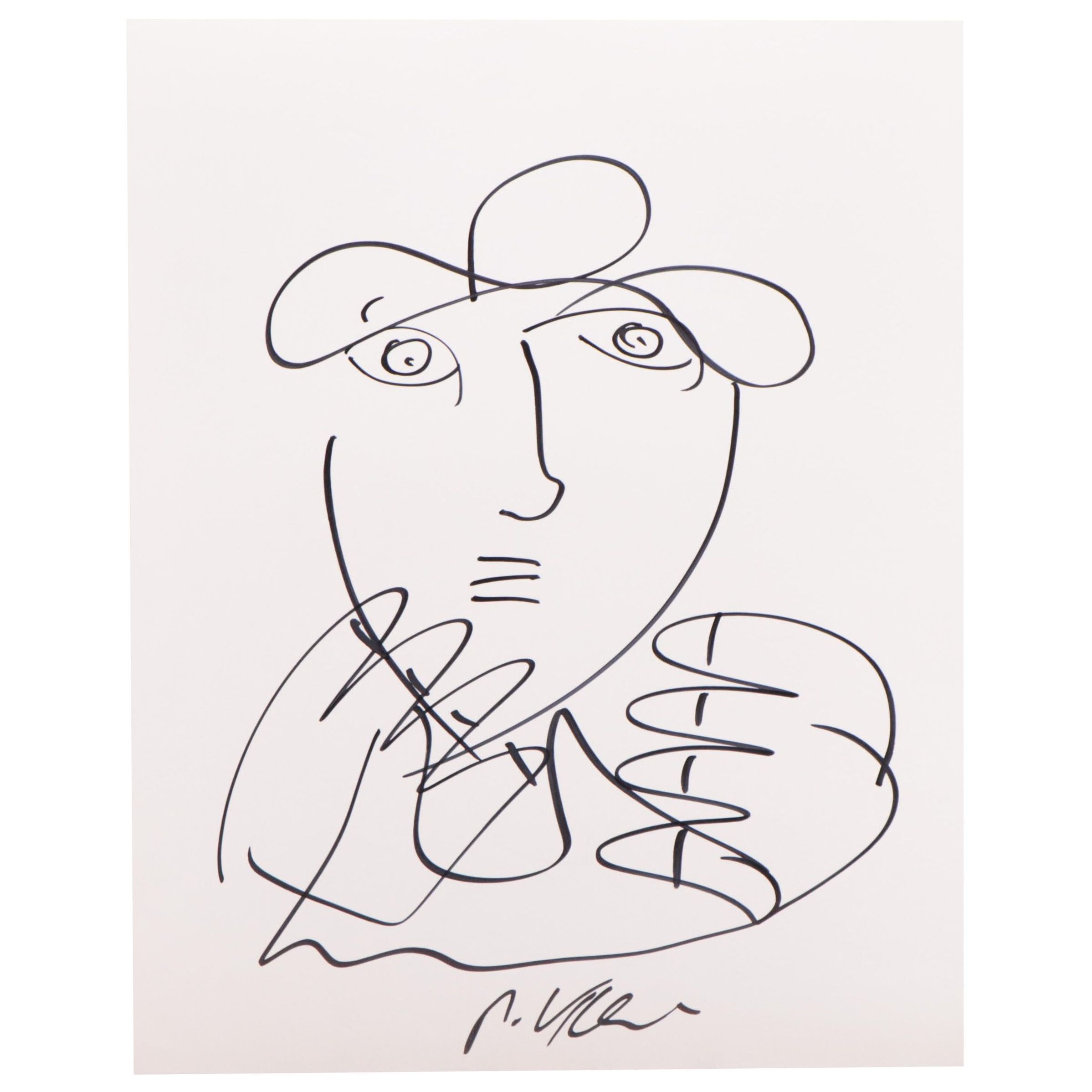 Peter Keil Ink Portrait