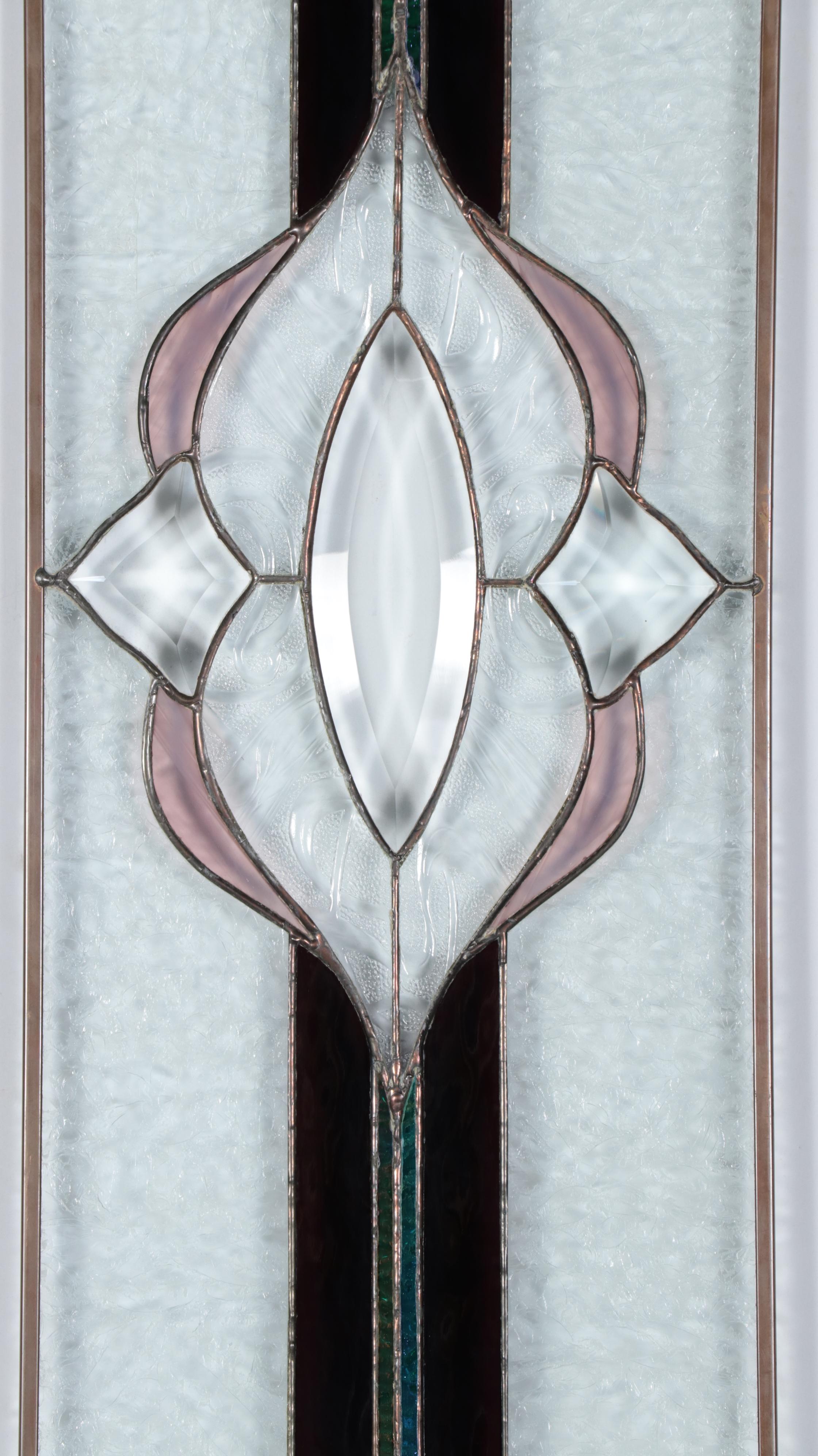 Stain and Etched Glass Panel