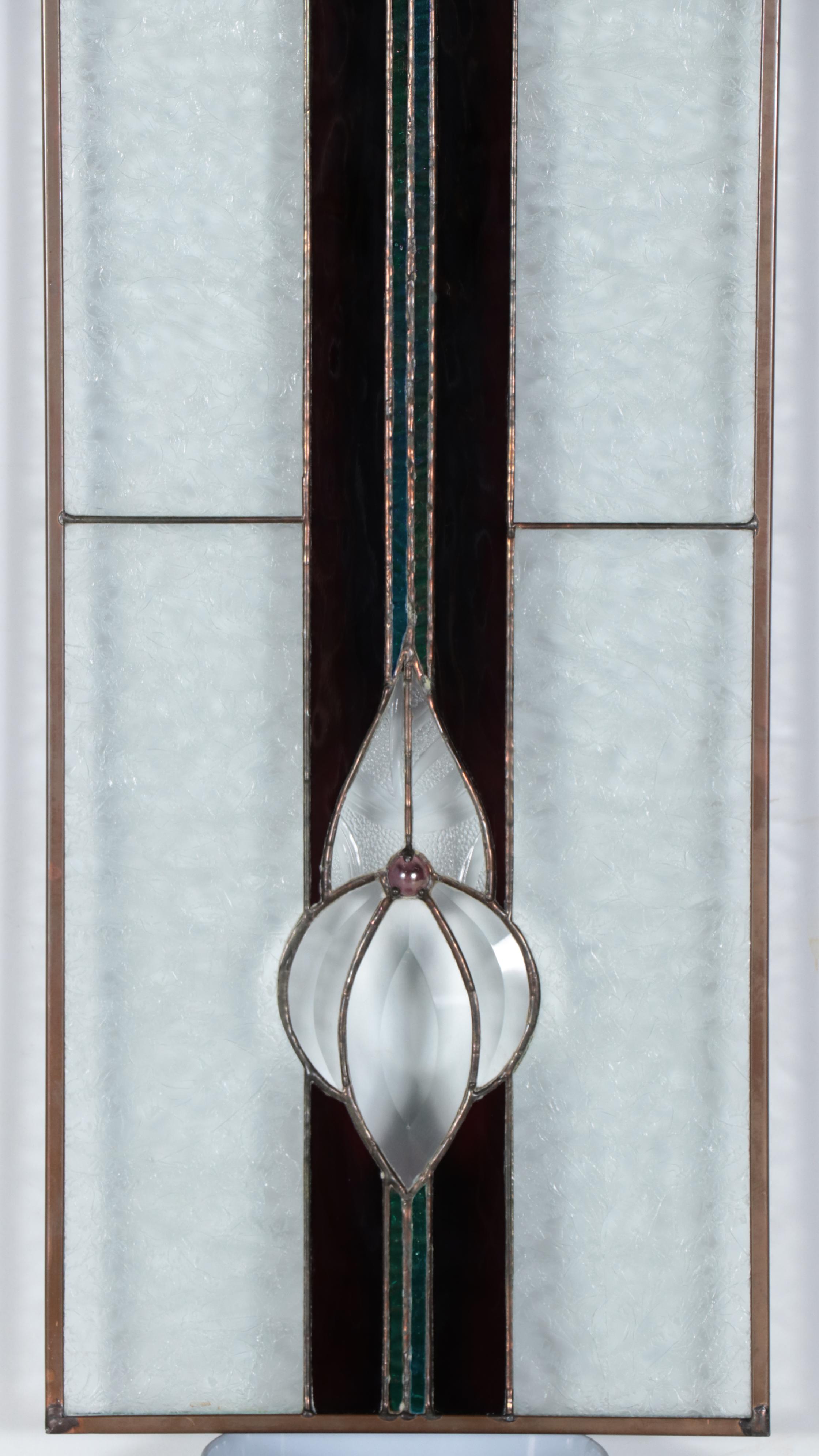 Stain and Etched Glass Panel