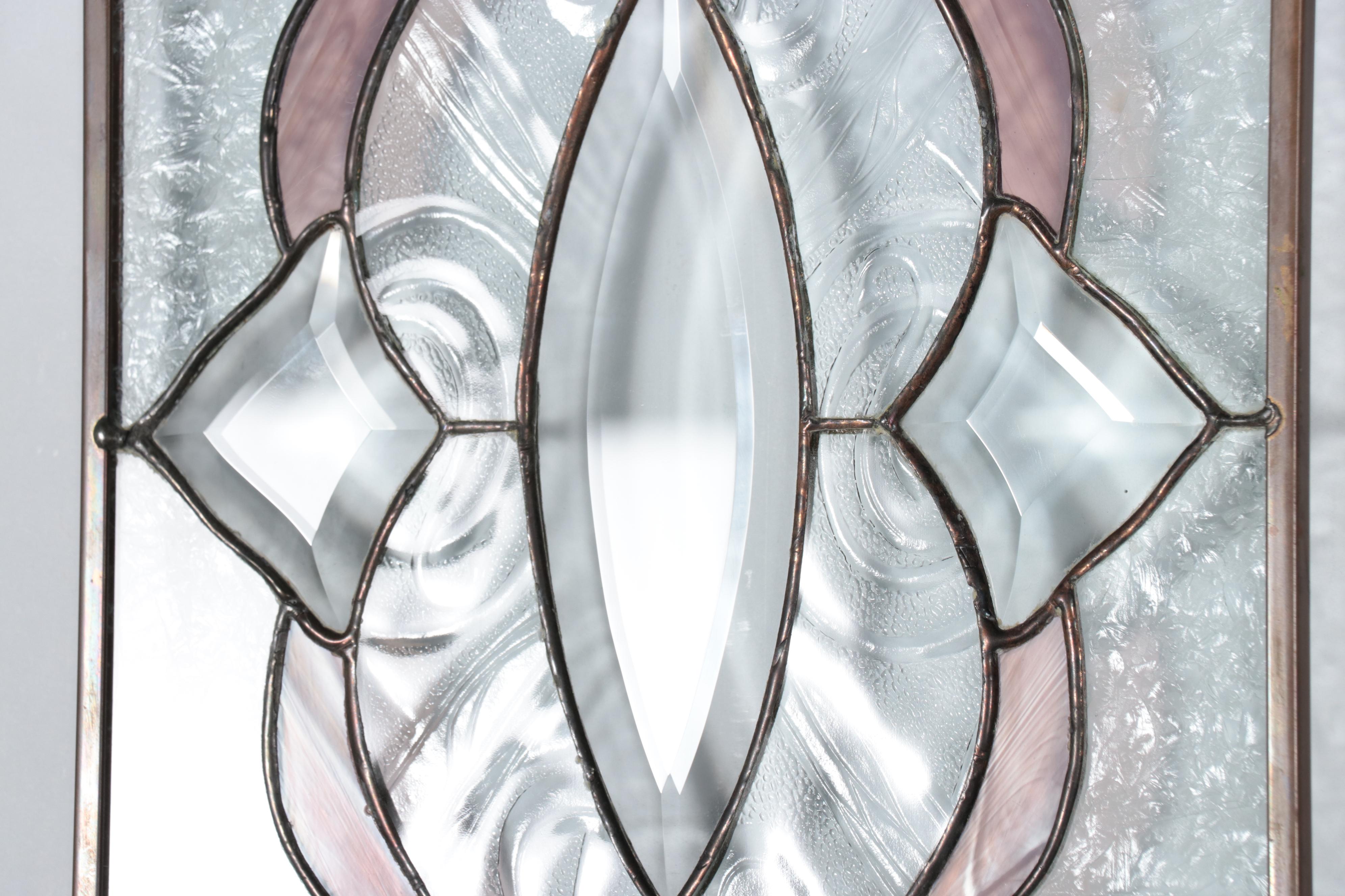 Stain and Etched Glass Panel