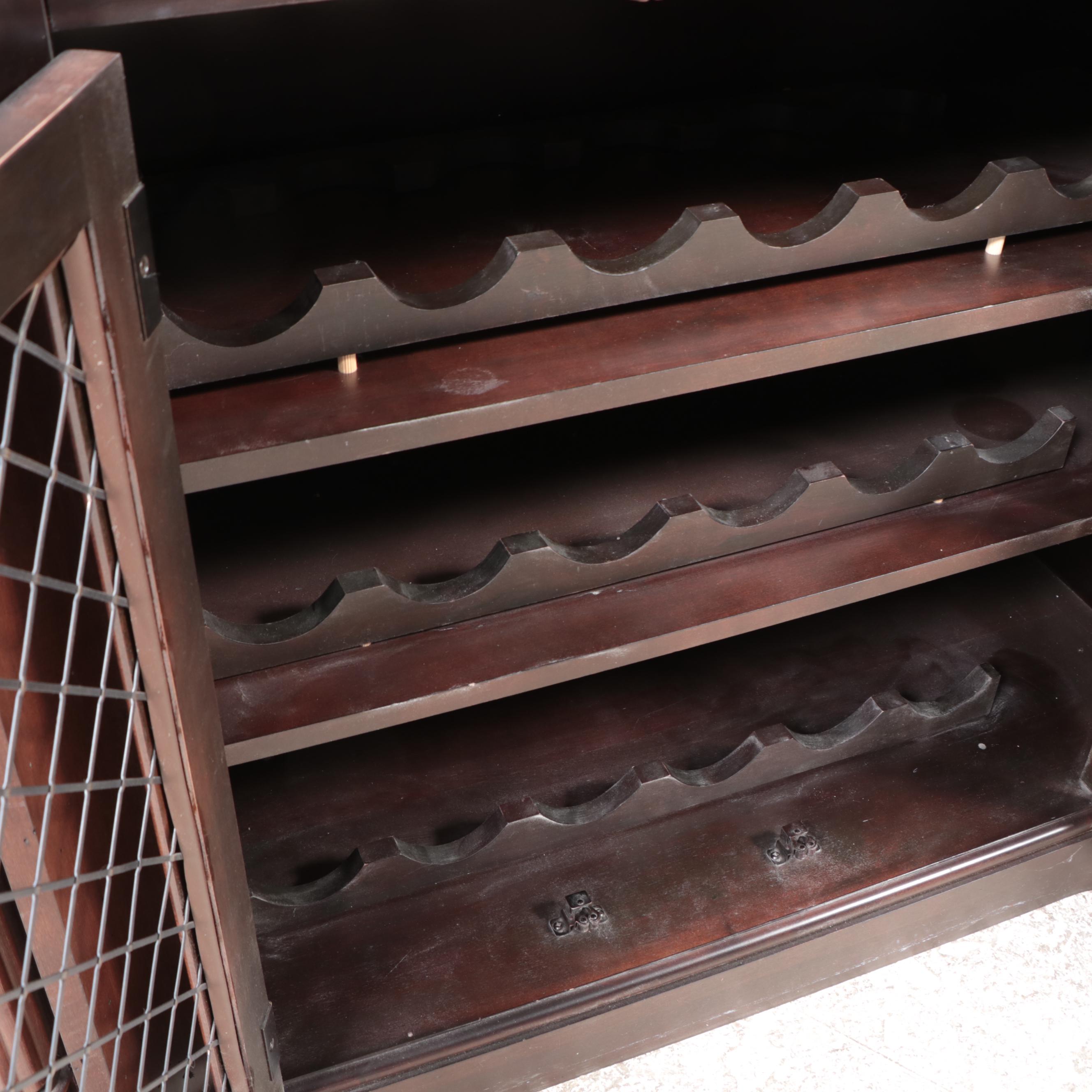 Broyhill "Charlestowne Square" Cherrywood and Tessellated Marble Buffet