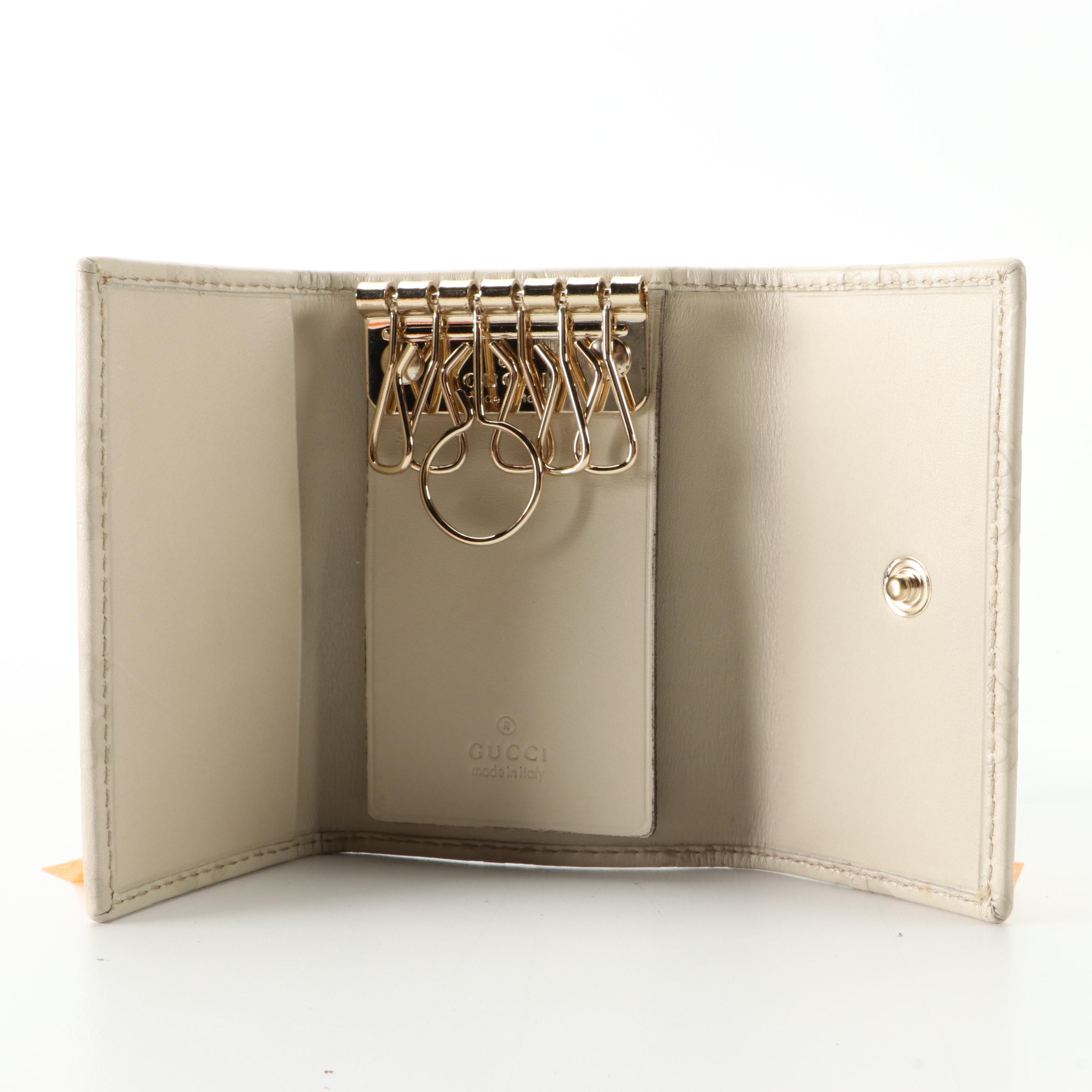 Gucci Key Holder in GG Guccissima Leather with Box