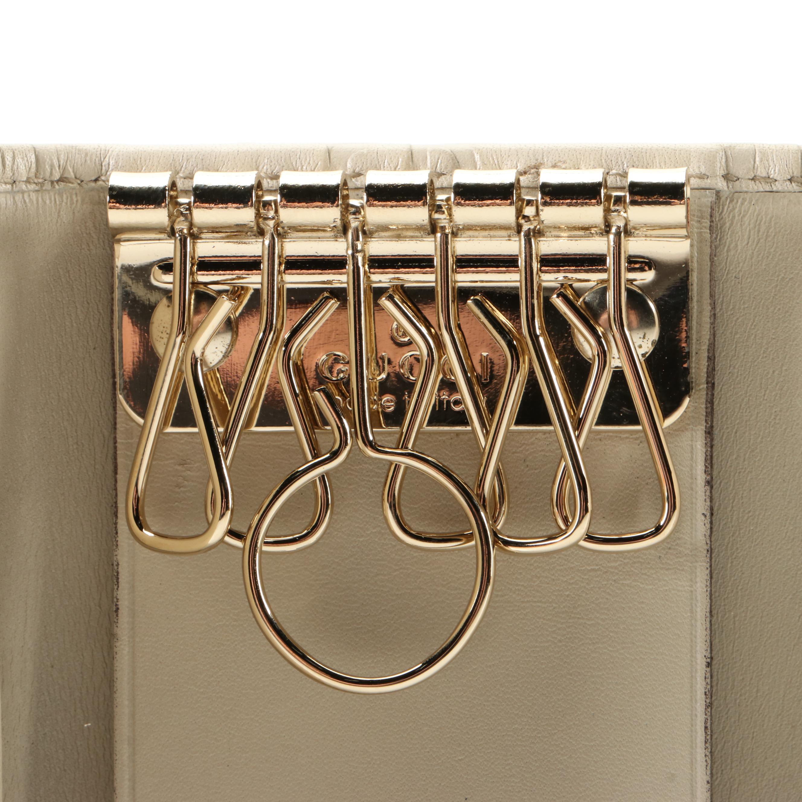 Gucci Key Holder in GG Guccissima Leather with Box