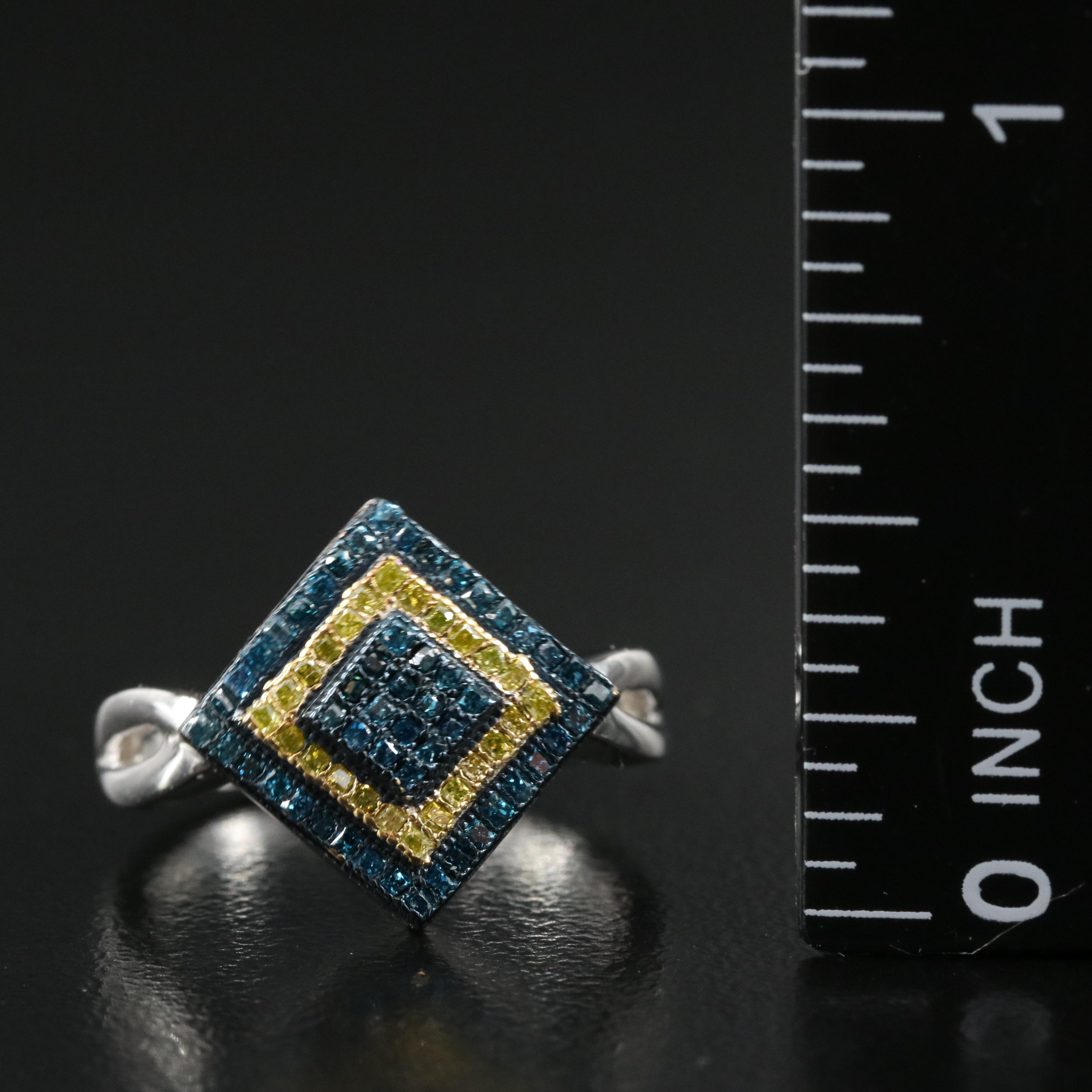 Sterling Diamond Ring