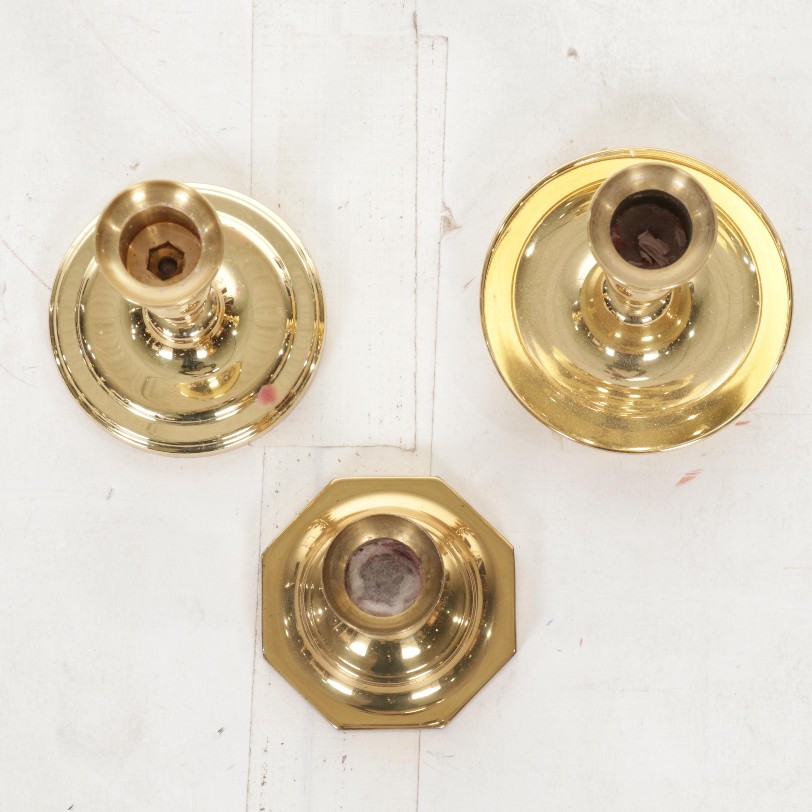 Brass Candlestick Buffet Lamps, Pharmacy Lamp, Baldwin Brass Candlesticks, More