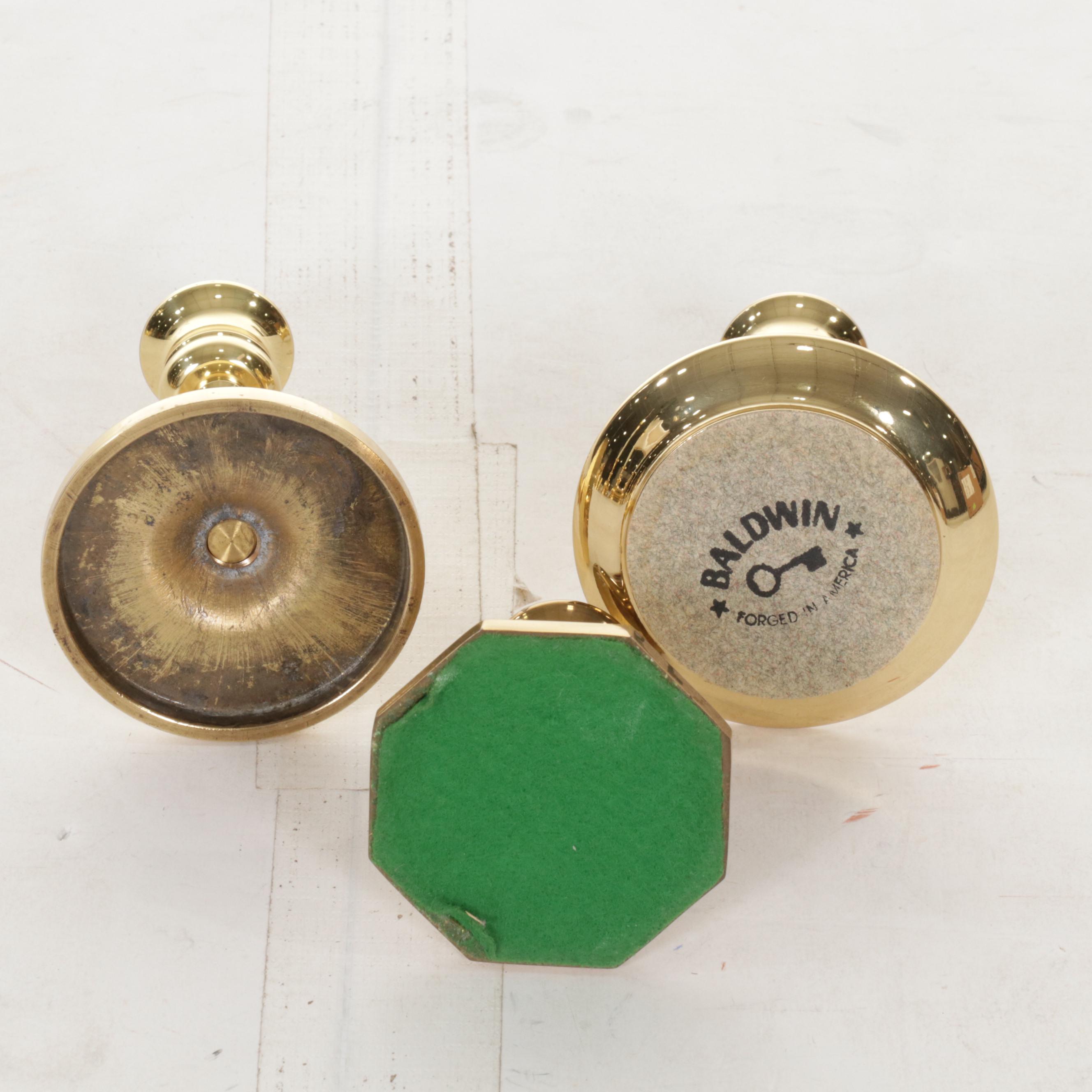 Brass Candlestick Buffet Lamps, Pharmacy Lamp, Baldwin Brass Candlesticks, More