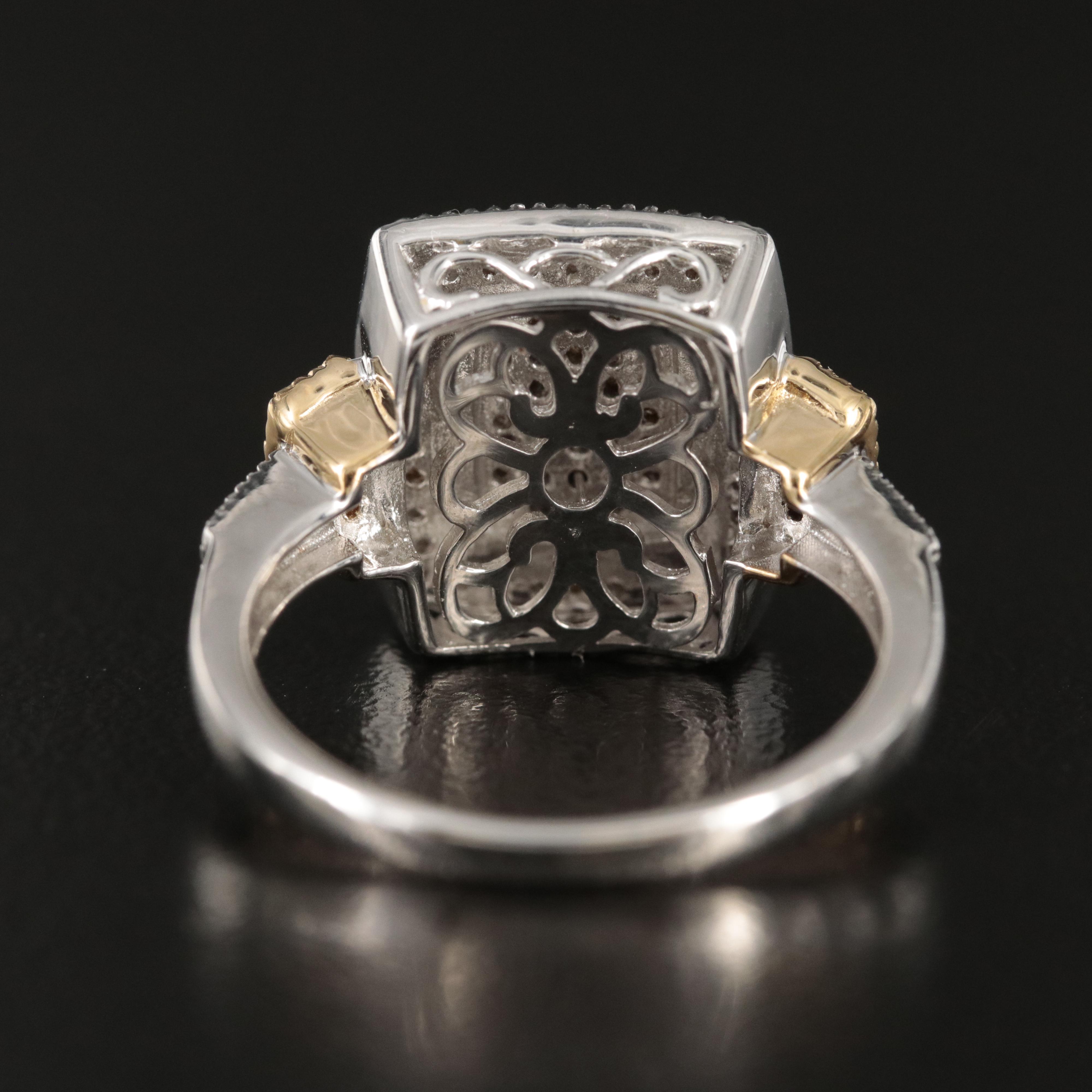 Sterling Diamond Ring