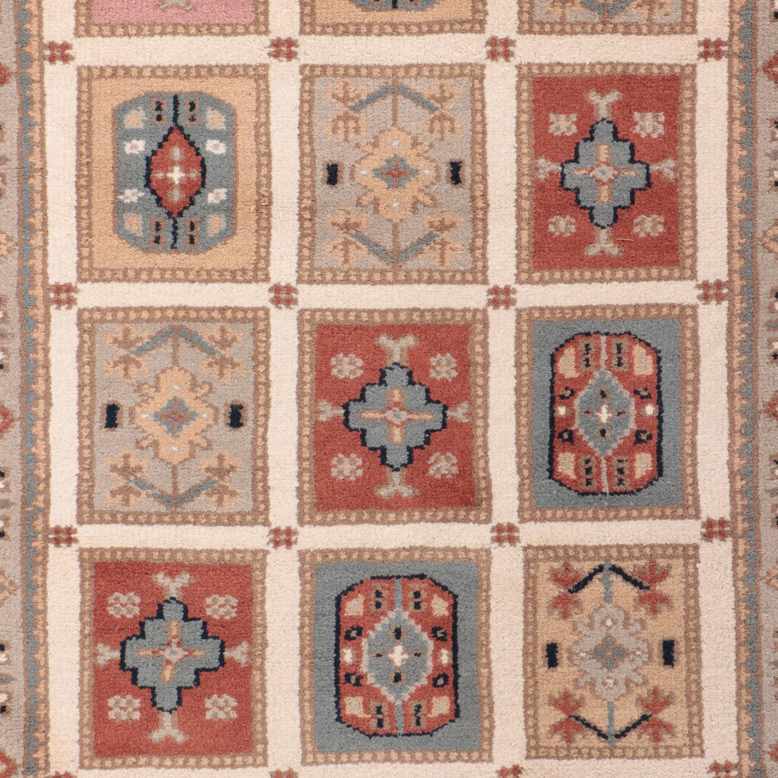 3'10 x 6'1 Hand-Knotted Afghan Kazak Area Rug