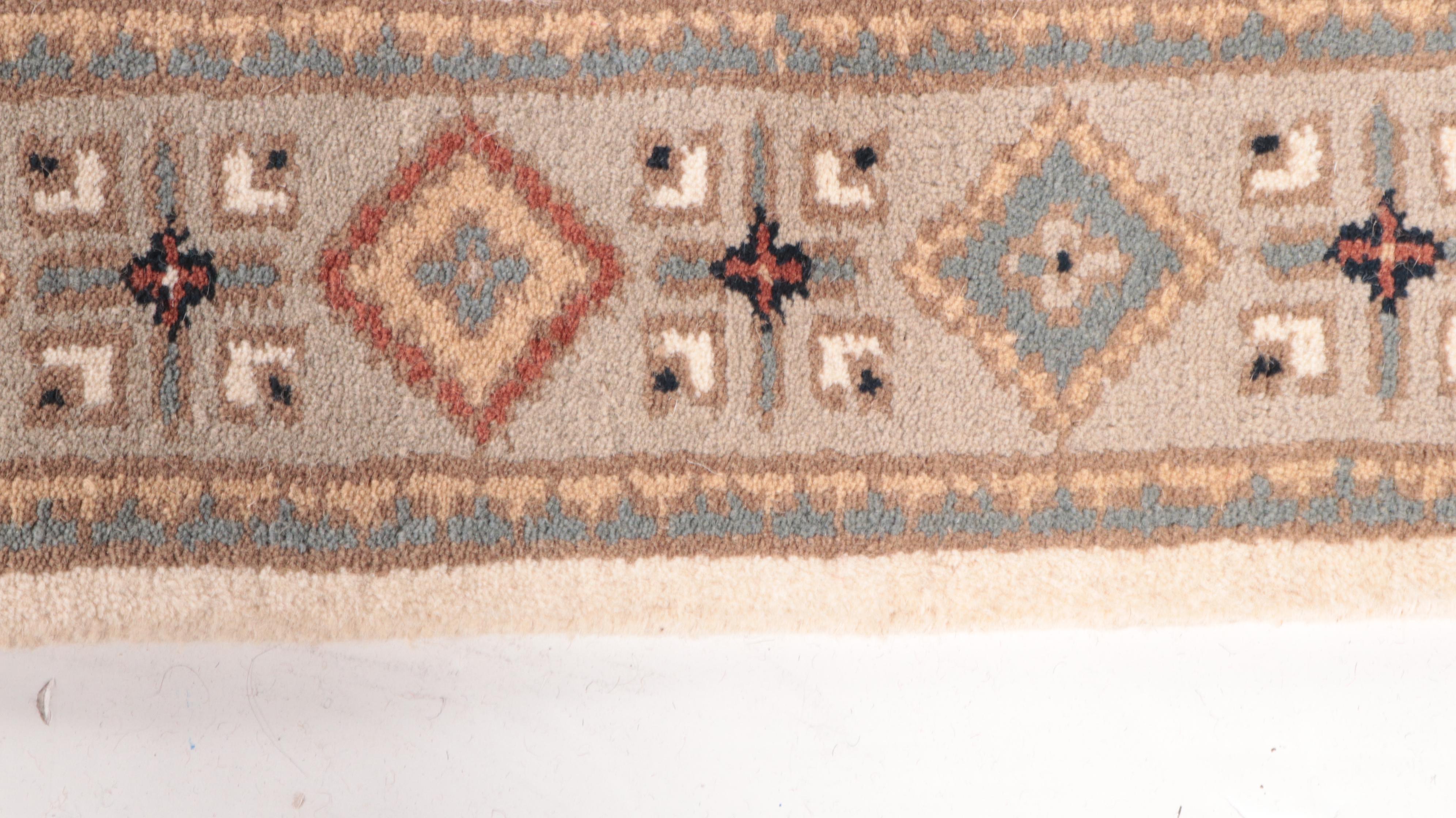 3'10 x 6'1 Hand-Knotted Afghan Kazak Area Rug