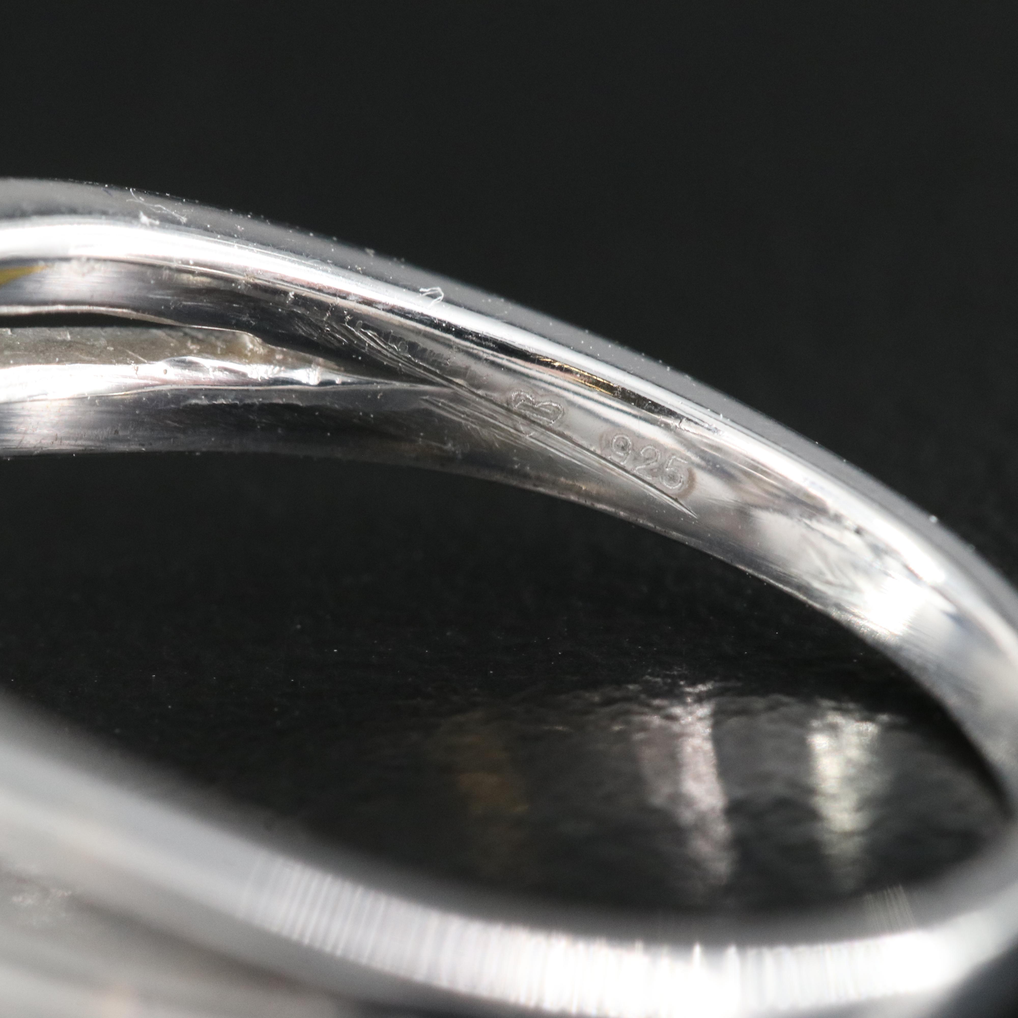 Sterling Diamond Ring