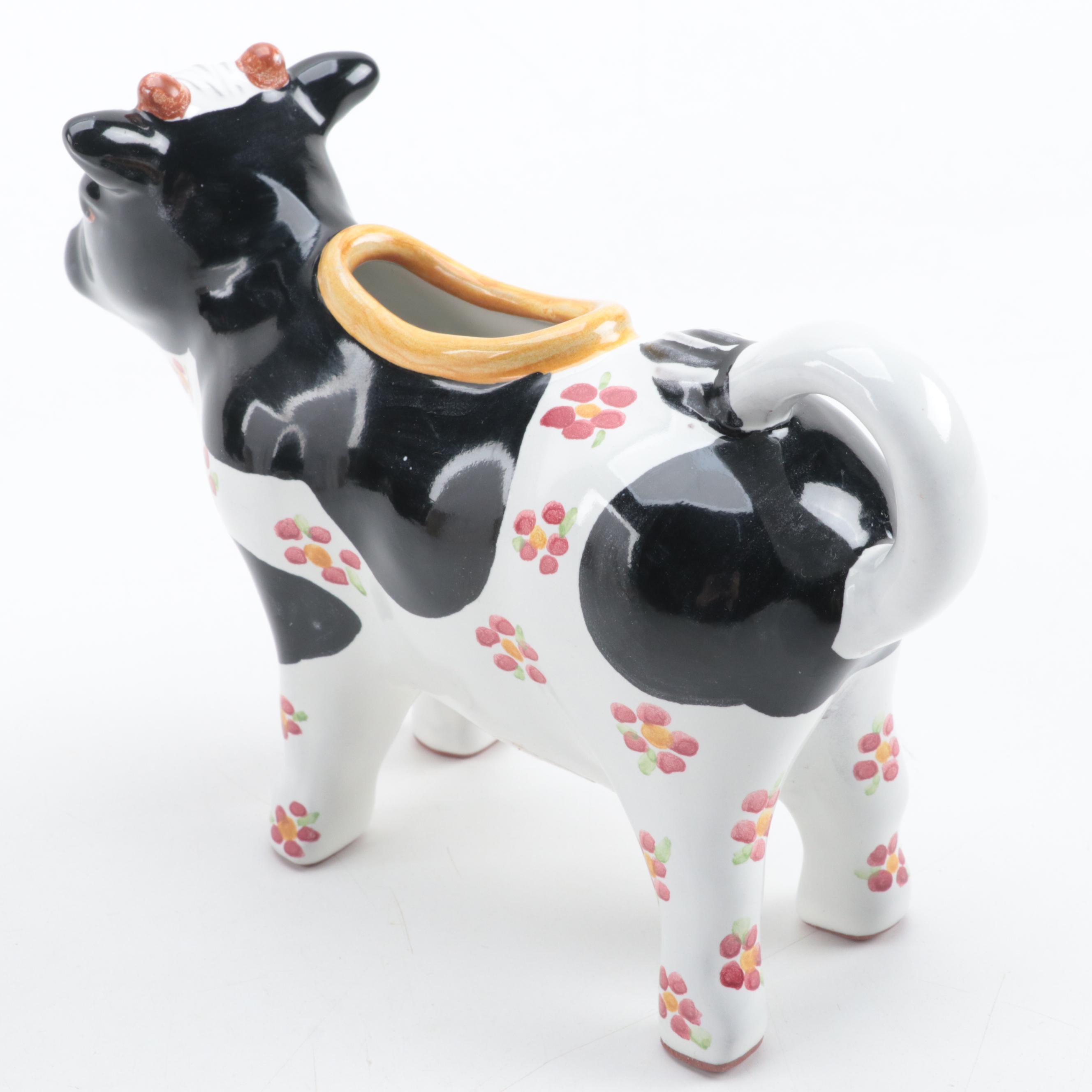 MacKenzie-Childs "Myrtle" Candlestick, "Aalsmeer" Tumbler, and "Molly" Creamer