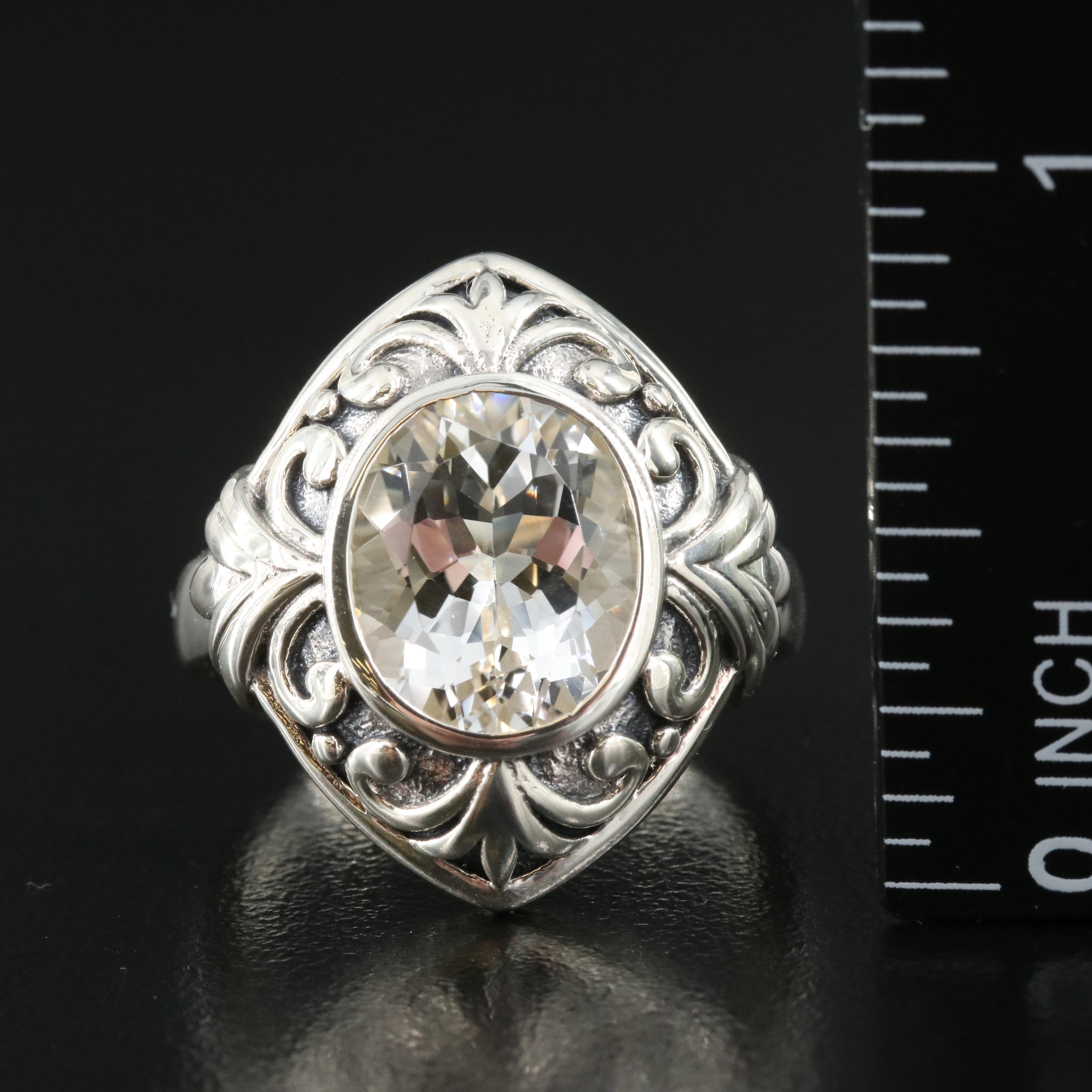 Sterling Topaz Ring