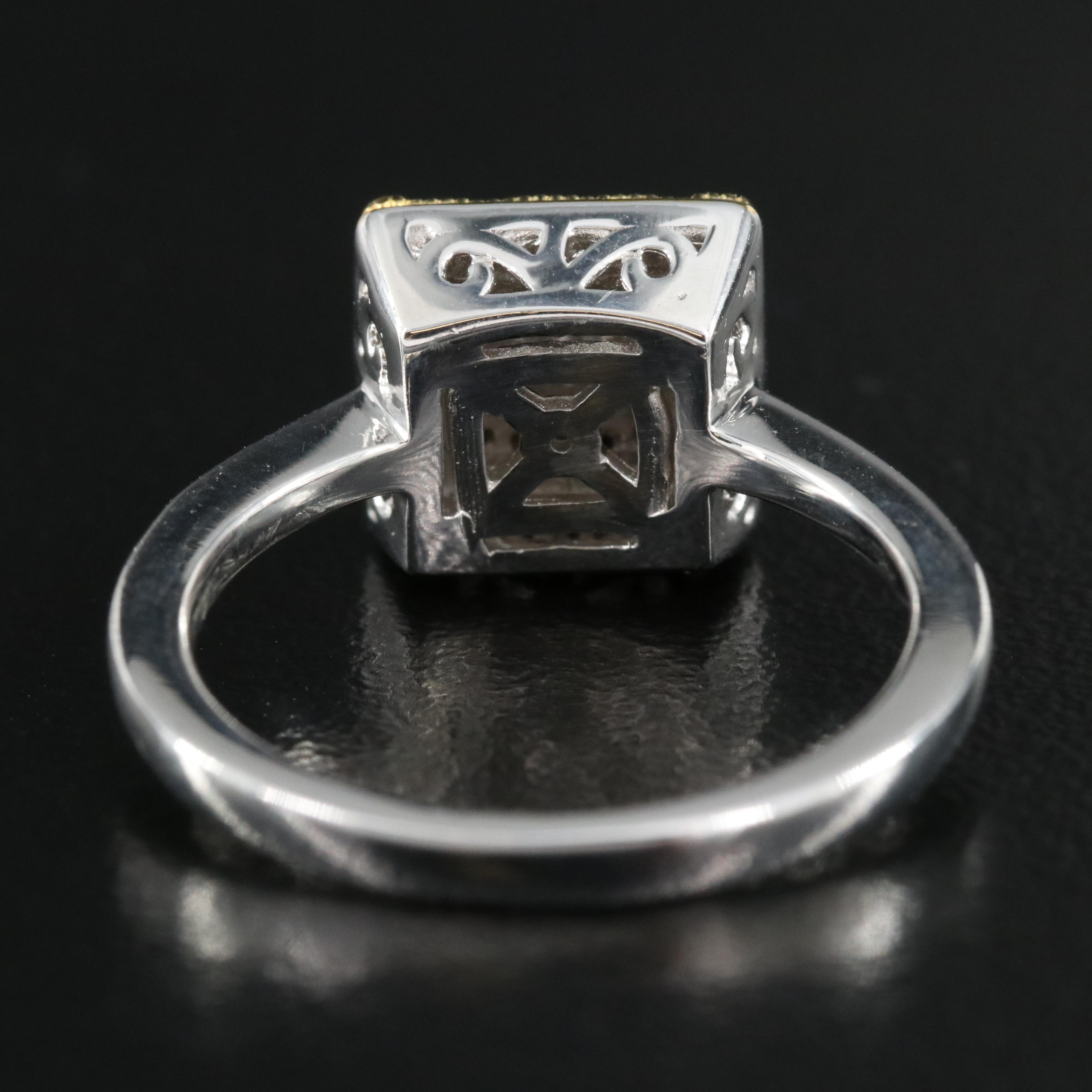 Sterling Diamond Ring