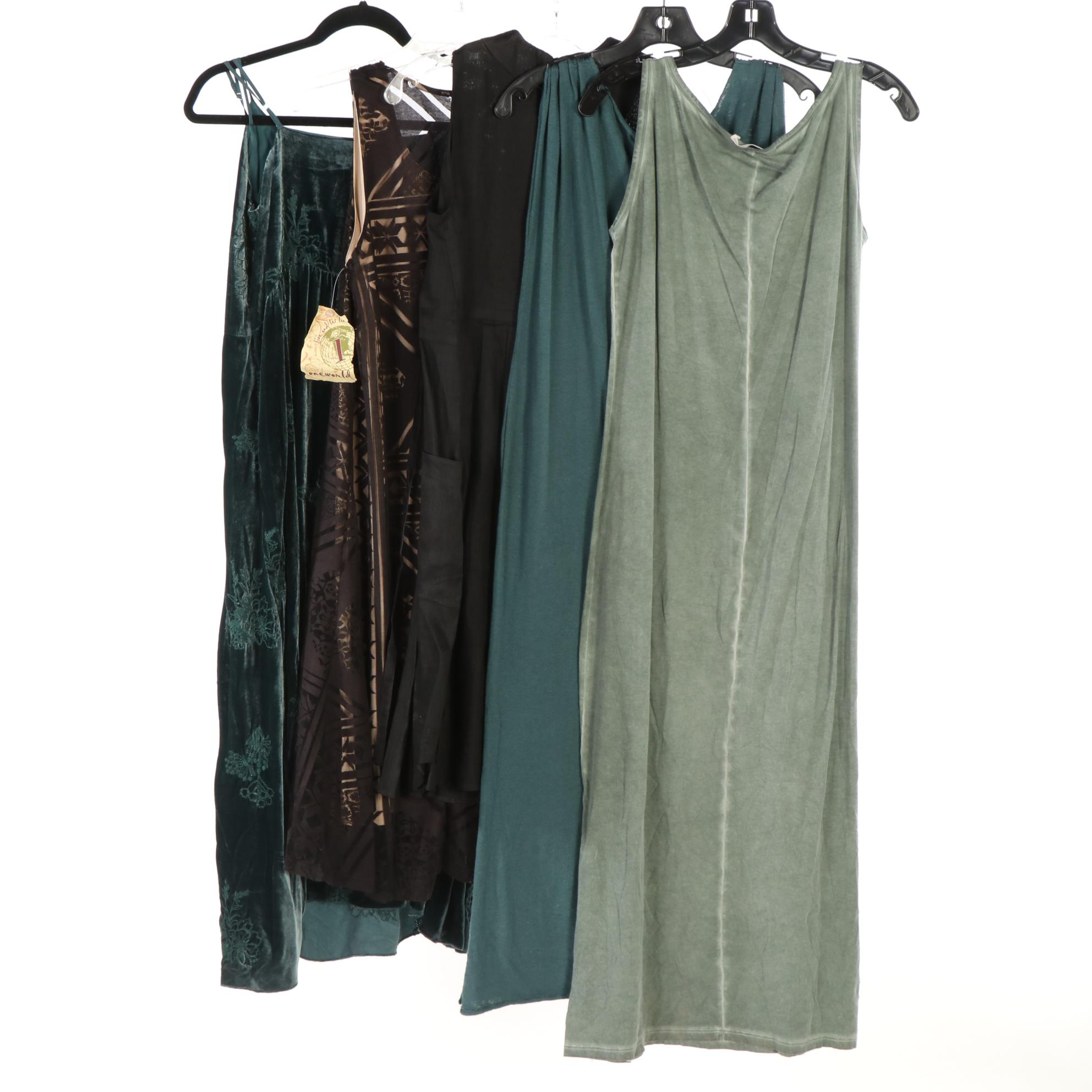 Morgane Le Fay, Oneworld, Johnny Was, and Peruvian Connection Dresses