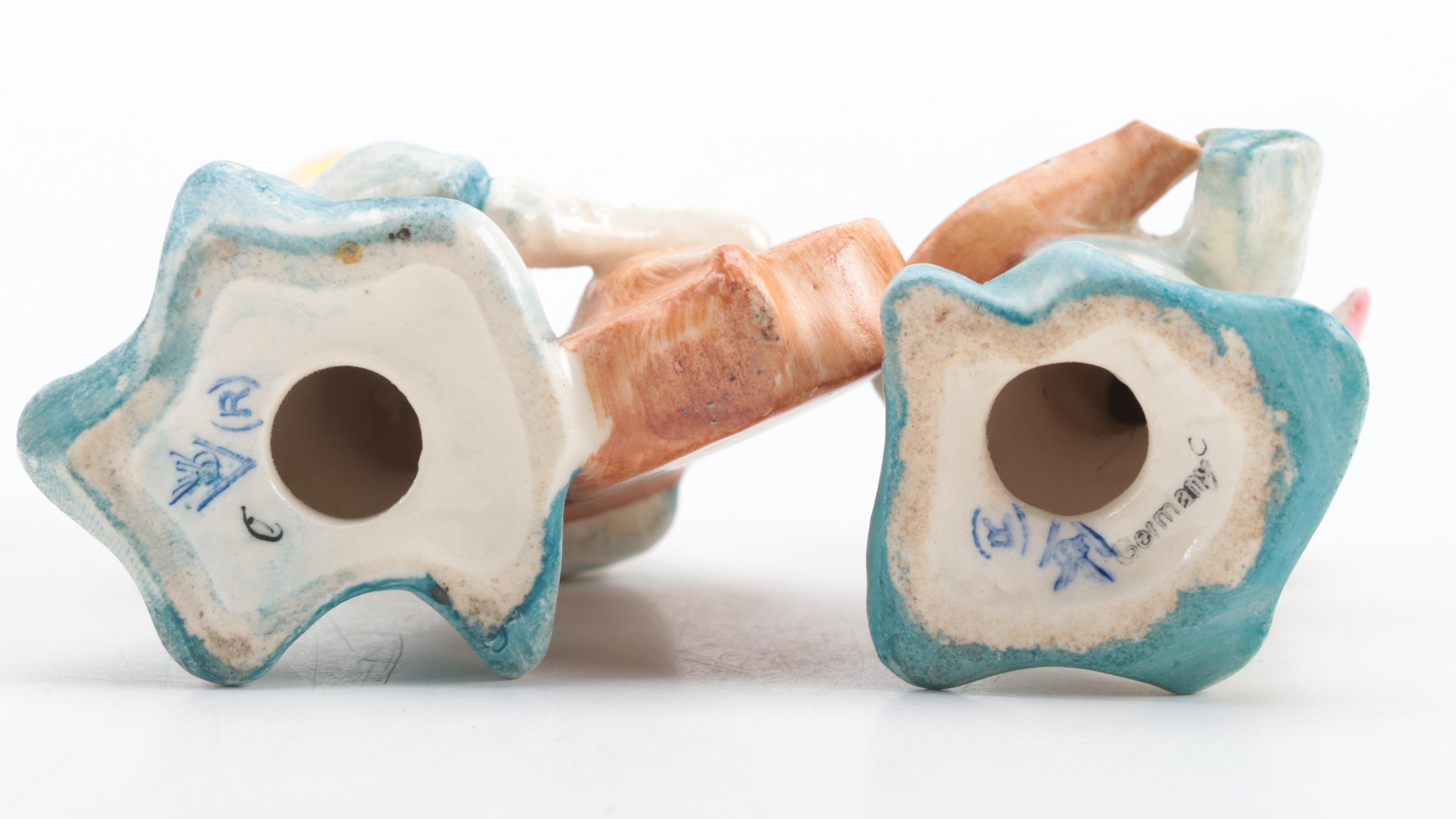 Goebel Hummel Ceramic Angel Figurines, circa 1950